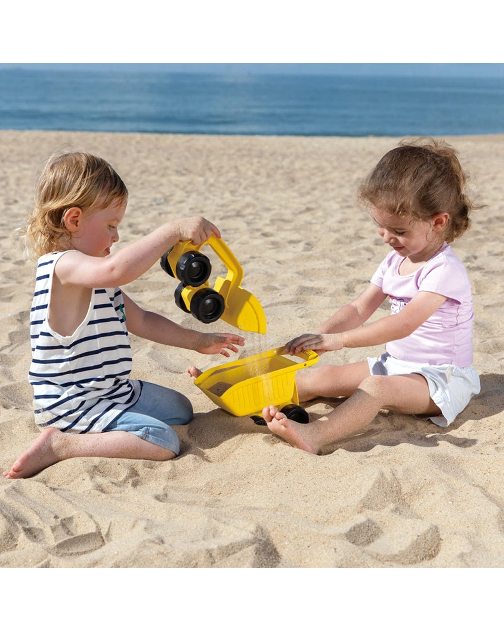 3 Hape 2pc Monster Movers Duo Construction Sandpit Toy Set Kids - Yellow, 3 of 3