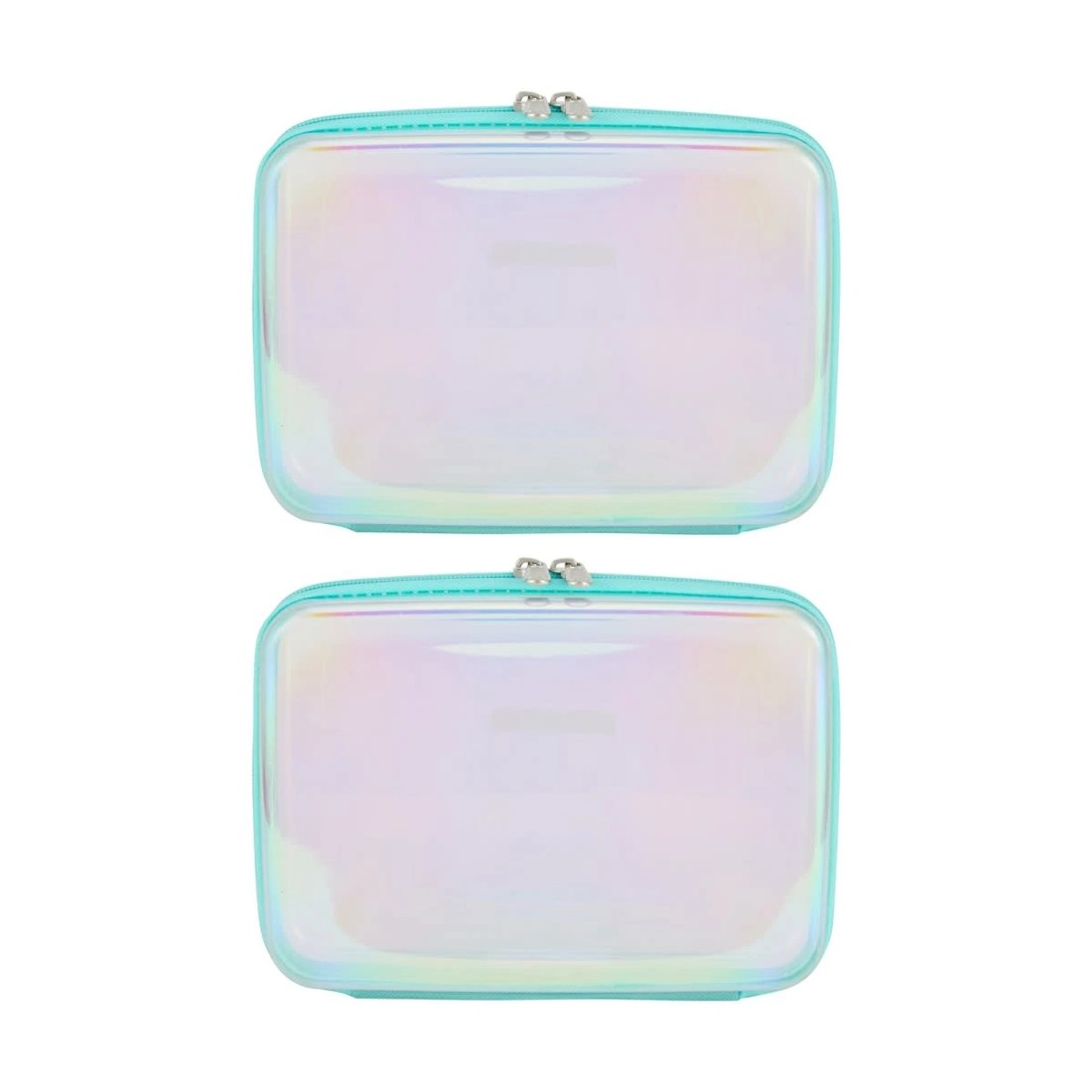 1 2 Pack Clear Packing Cubes - Iridescent, 1 of 8