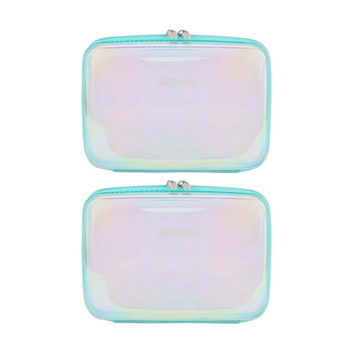 1 2 Pack Clear Packing Cubes - Iridescent, 1 of 8