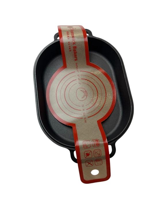 Brunswick Bakers 2pc Non-Stick Reusable Silicone Bread Sling Bakeware - Plain