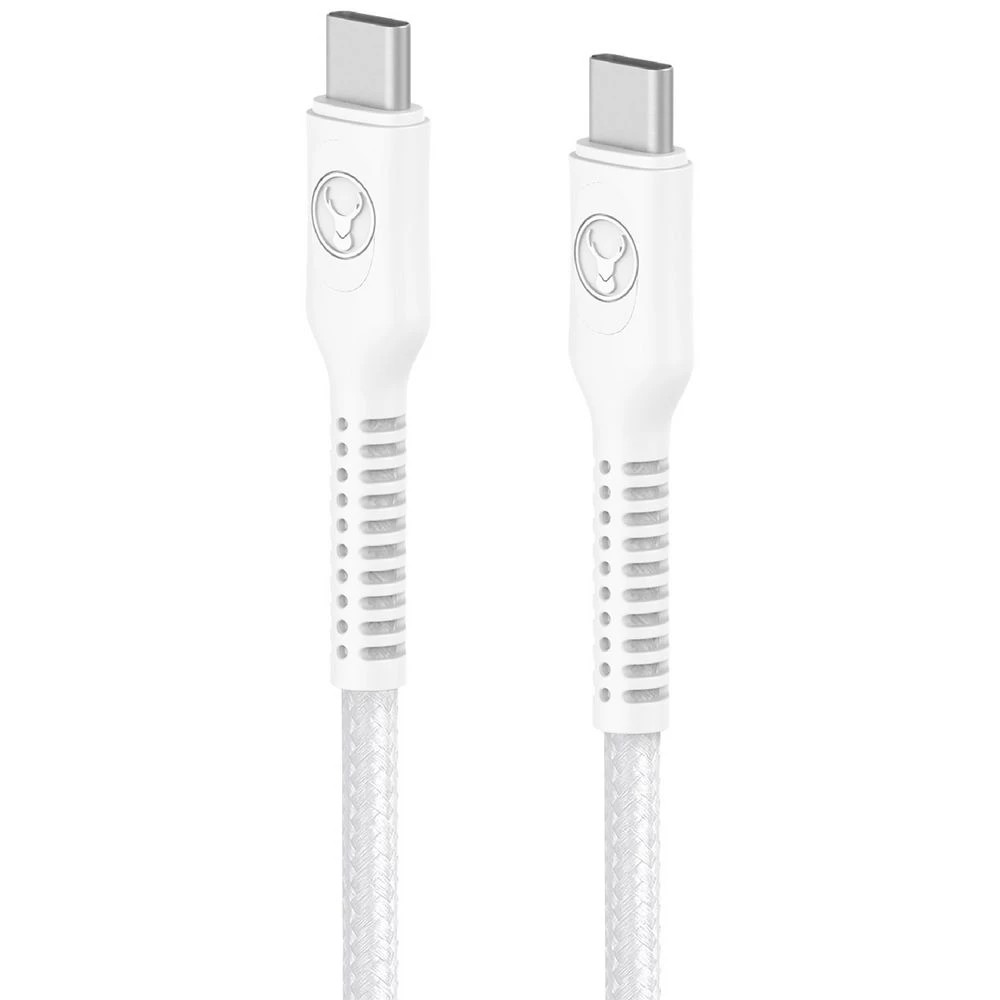 2 Bonelk Long-life Easy Grip USB-C to USB-C Cable 100W 1.2m Wht, 2 of 8