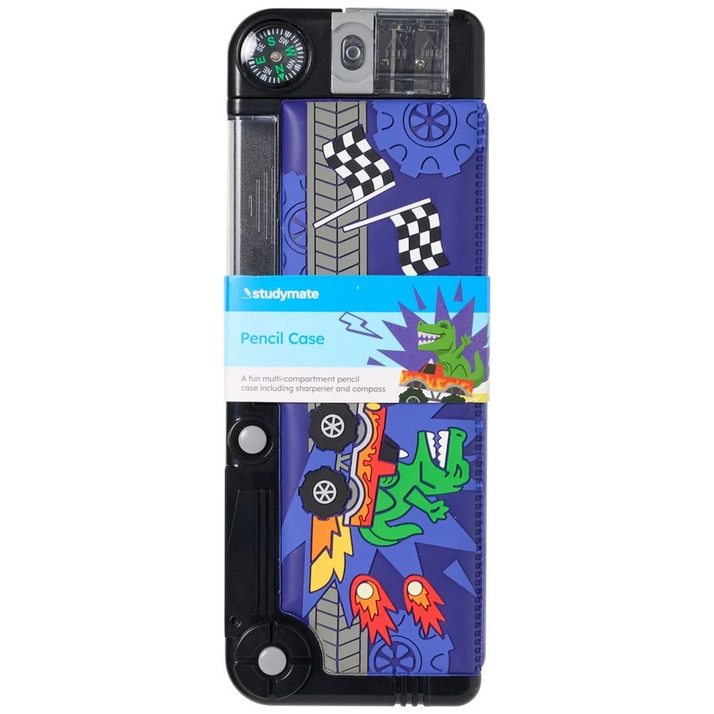 1 Studymate Dino Hard Pencil Case, 1 of 5