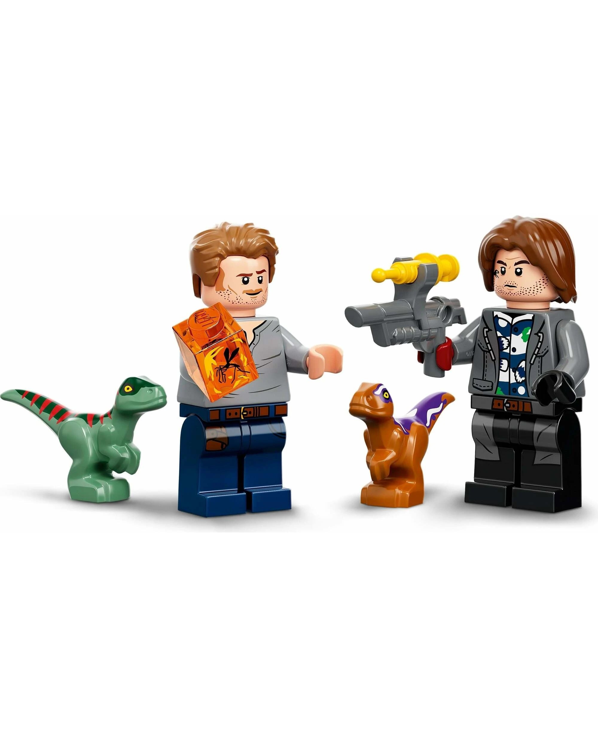 4 LEGO Jurassic Park 76945 Atrociraptor Dinosaur: Bike Chase, 4 of 5