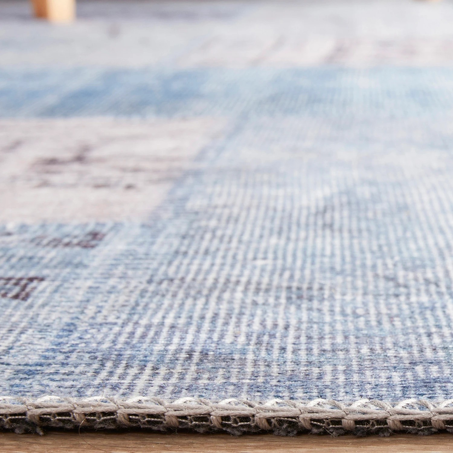 8 Common Ground Rugs Bazaar 121 320x230cm - Extra Large Floor Rug - Blue, 8 of 9