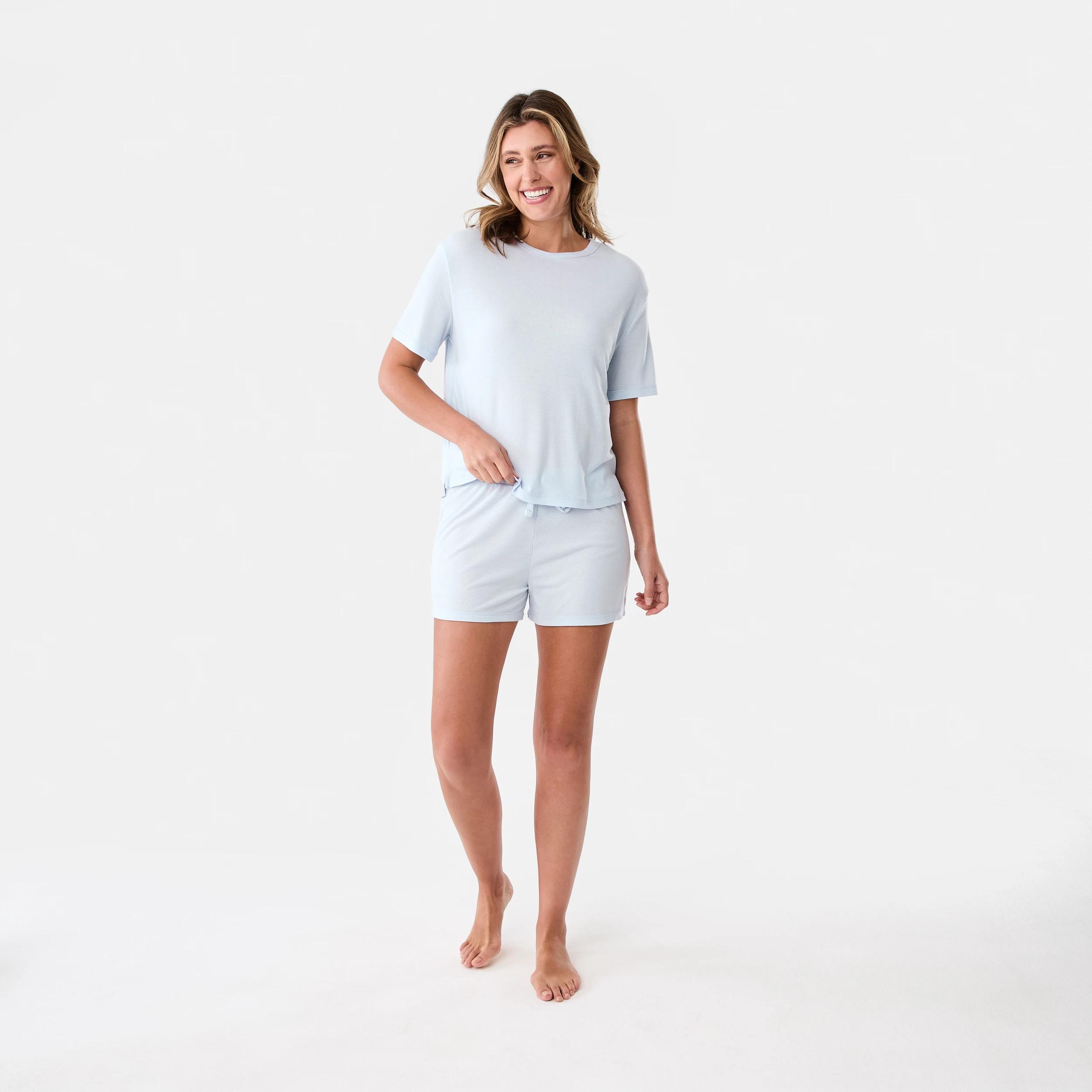 6 Rib Comfort T-shirt HALOGEN BLUE, 6 of 7