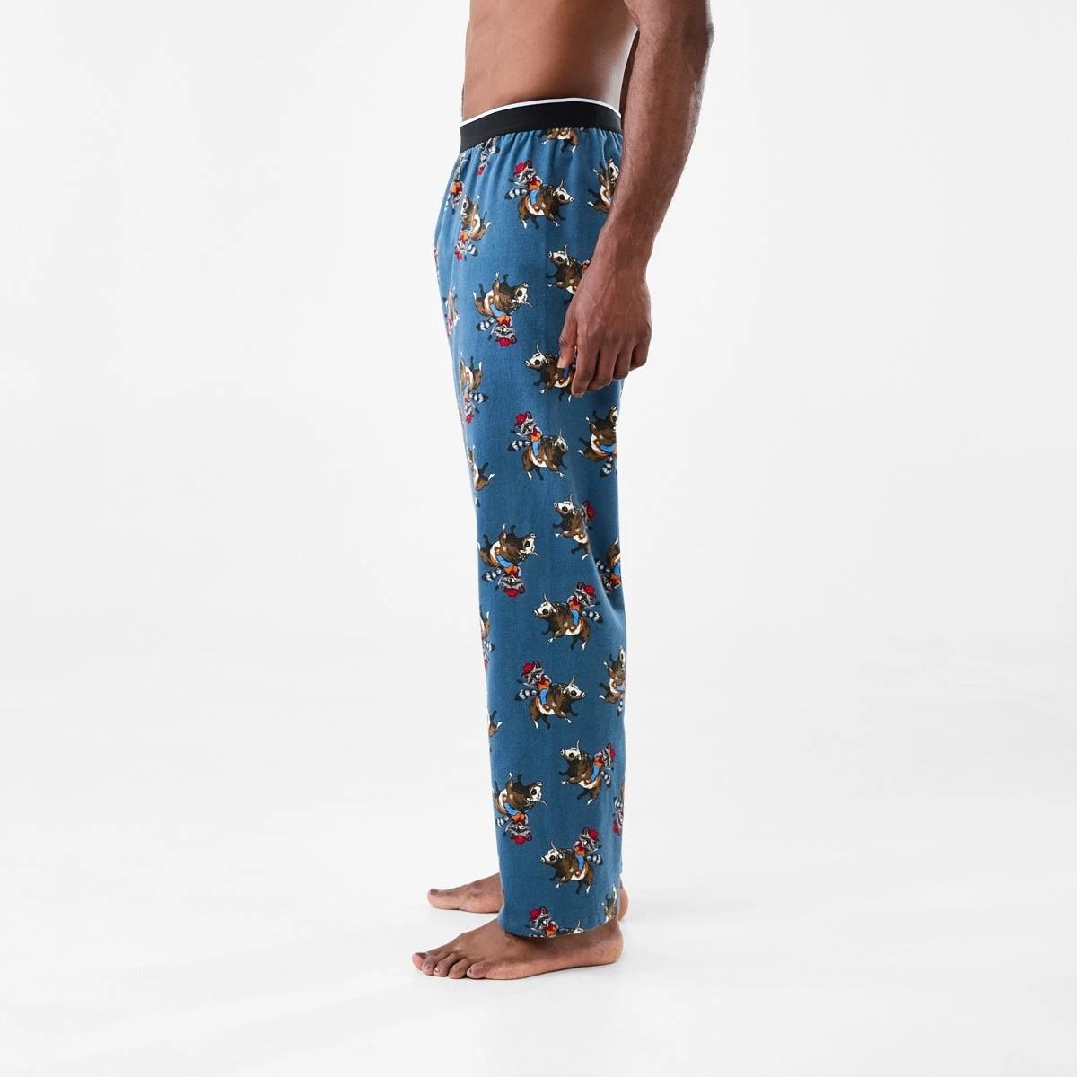 2 Printed Flannel Pants Yee Har, 2 of 5