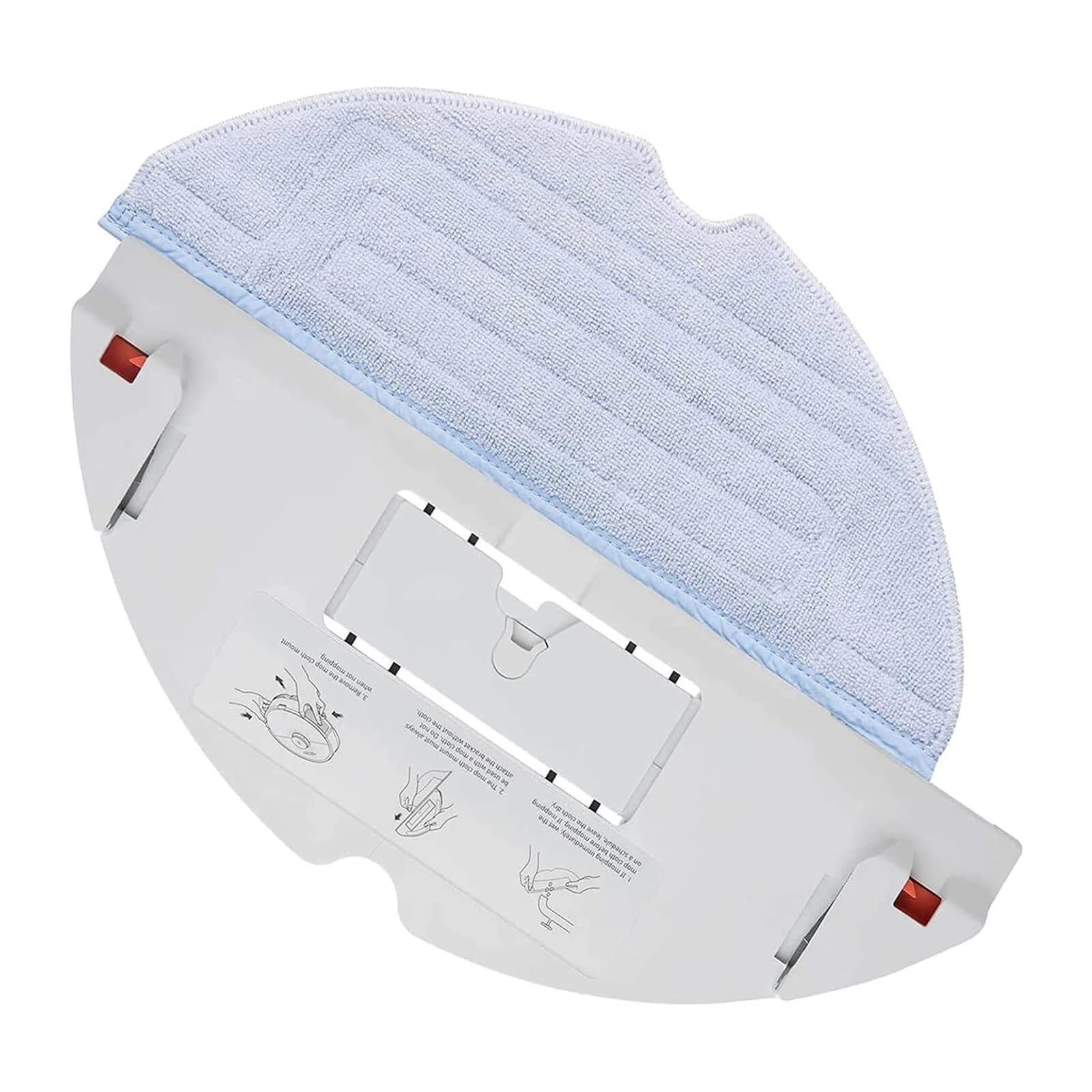 3 Roborock Vibrarise Mop Cloth For S7 S8 Series, 2PK - Blue, 3 of 5