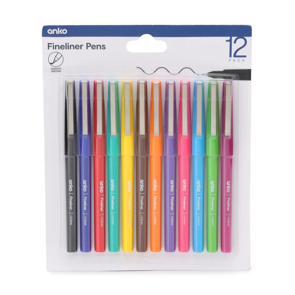 1 12 Pack Fineliner Pens - Brights, 1 of 5