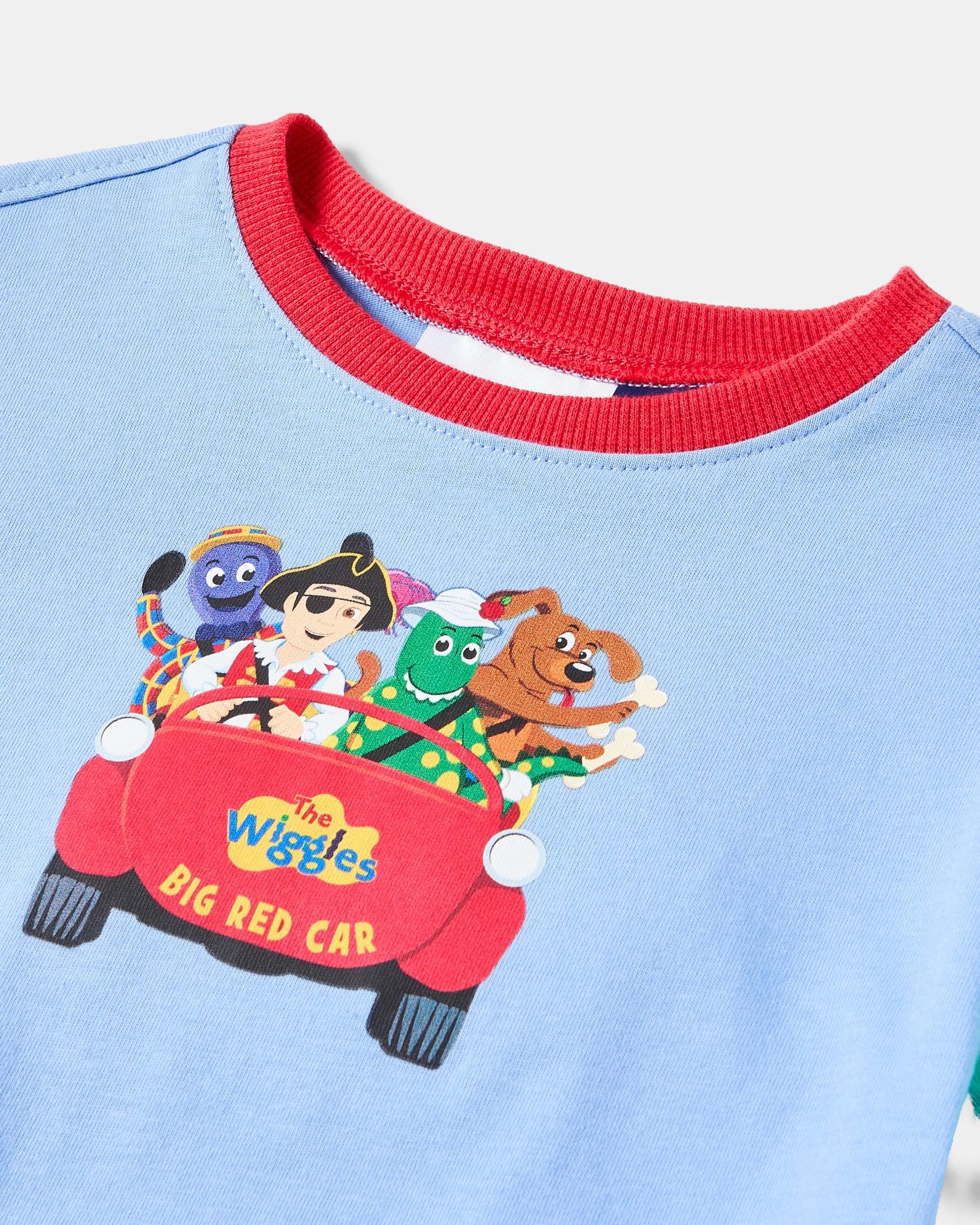 3 The Wiggles License Cotton Short Sleeve Oversized T-shirt Tour Car, 3 of 3