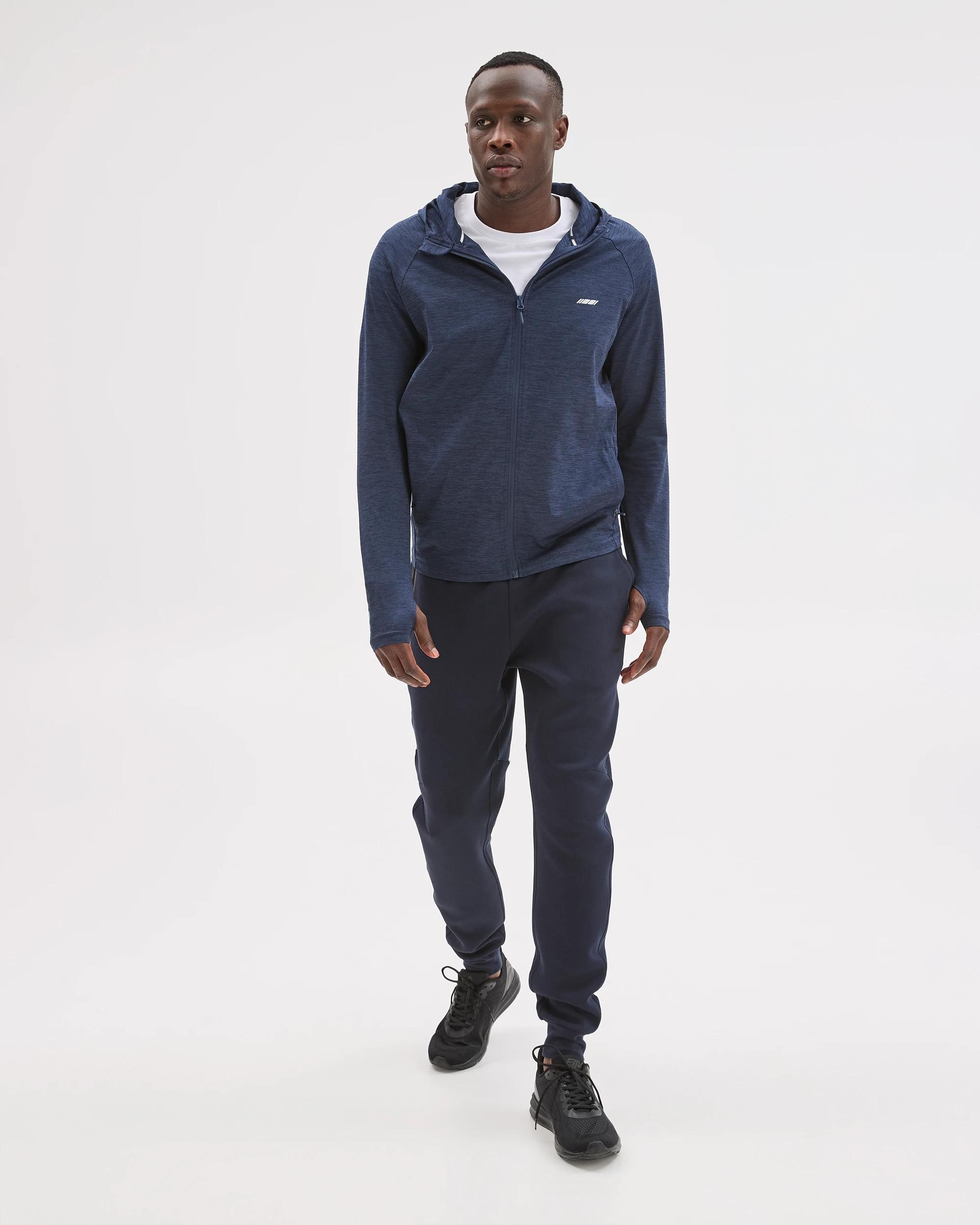 2 Target Active Active Panelled Zip Through Hoodie NAVY, 2 of 7