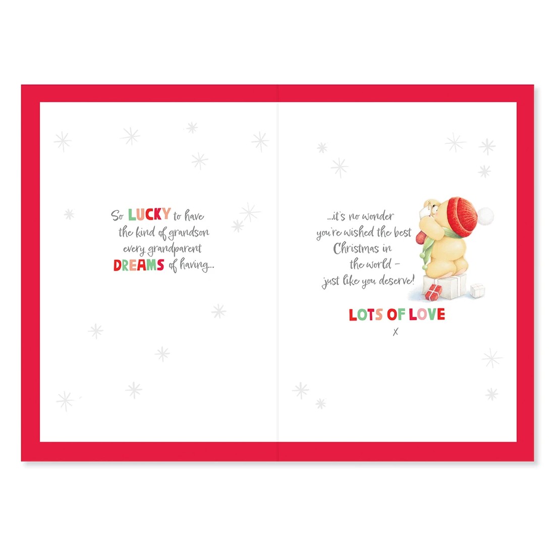 2 Hallmark Christmas Card - To a Brilliant Grandson, 2 of 3