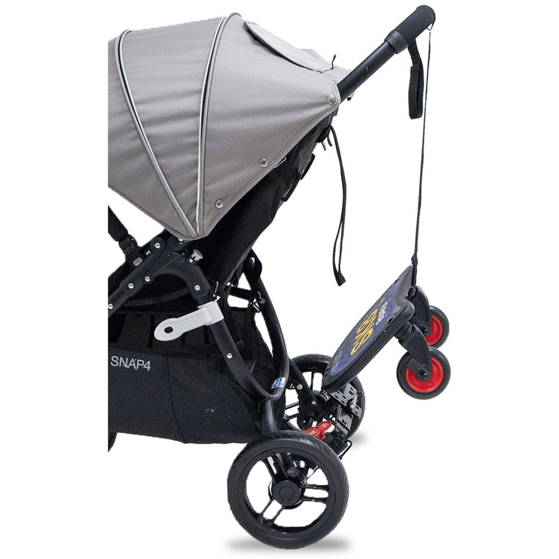 5 Vee Bee Sk8 Board Universal Stroller Ride-on Stand Toddler Accessory 15 Months Plus
 - Black, 5 of 7