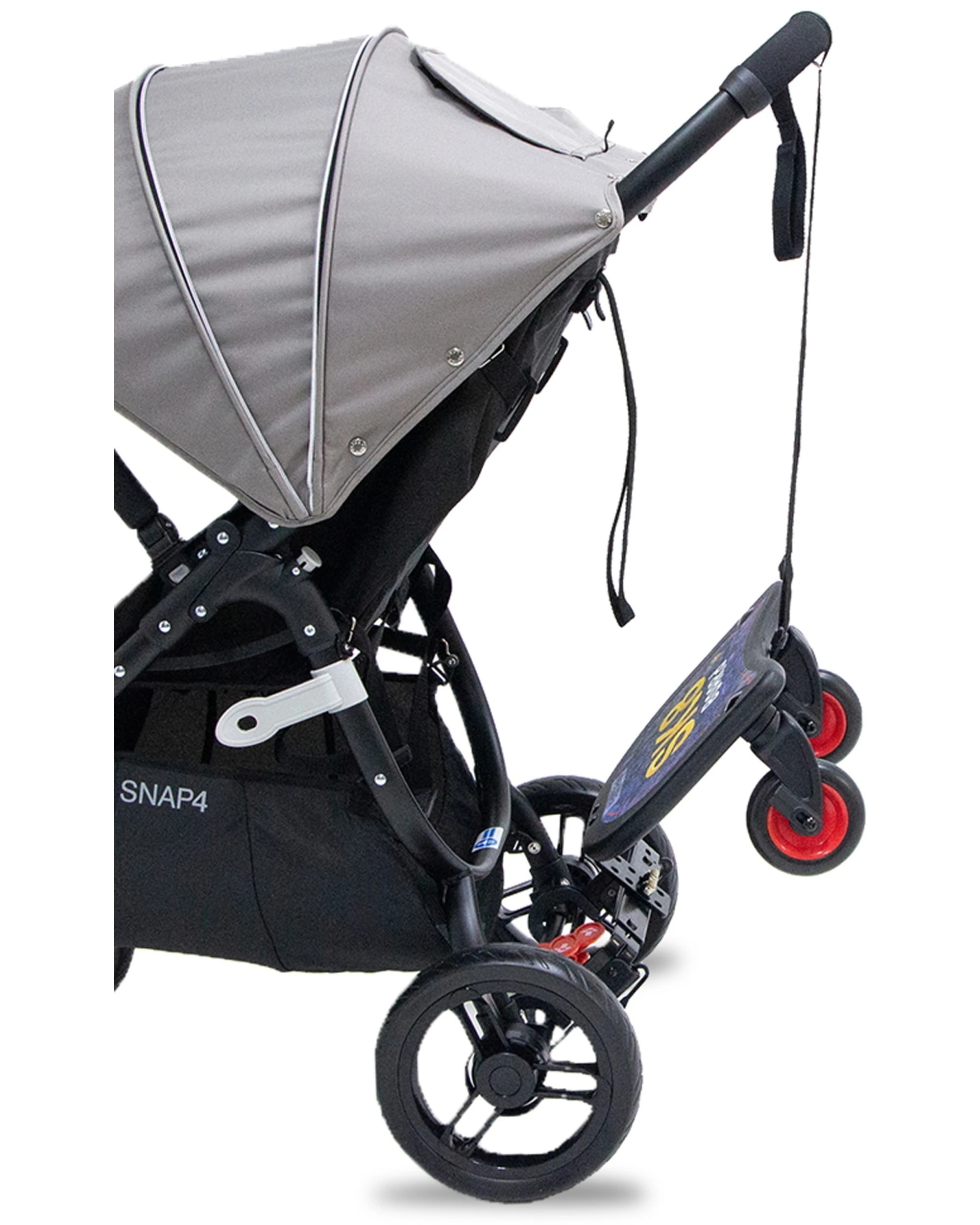 5 Vee Bee Sk8 Board Universal Stroller Ride-on Stand Toddler Accessory 15 Months Plus
 - Black, 5 of 7