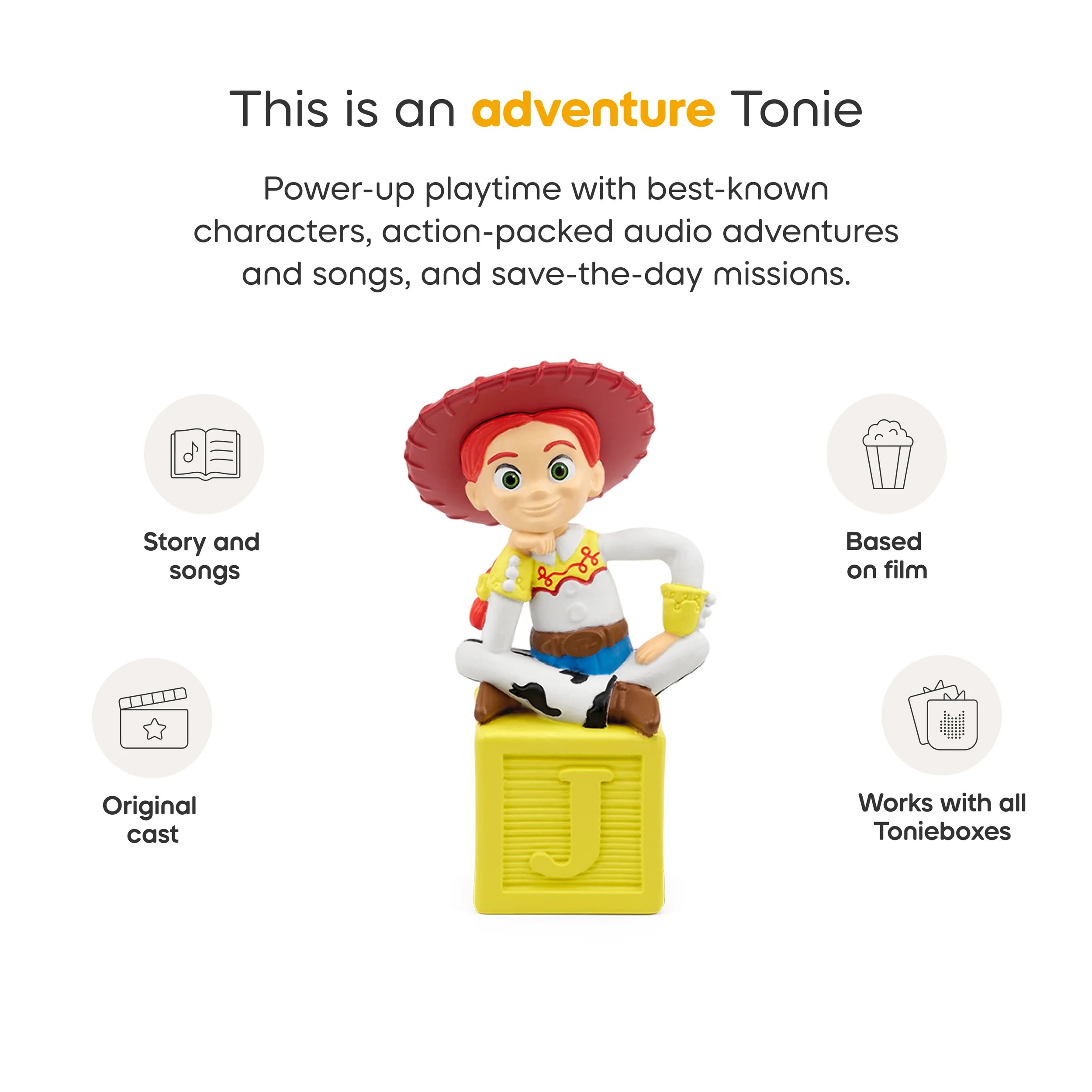 5 Tonies  Disney - Pixar - Toy Story 3 & 4 - Jessie Tonie Audio Character - Multi, 5 of 7