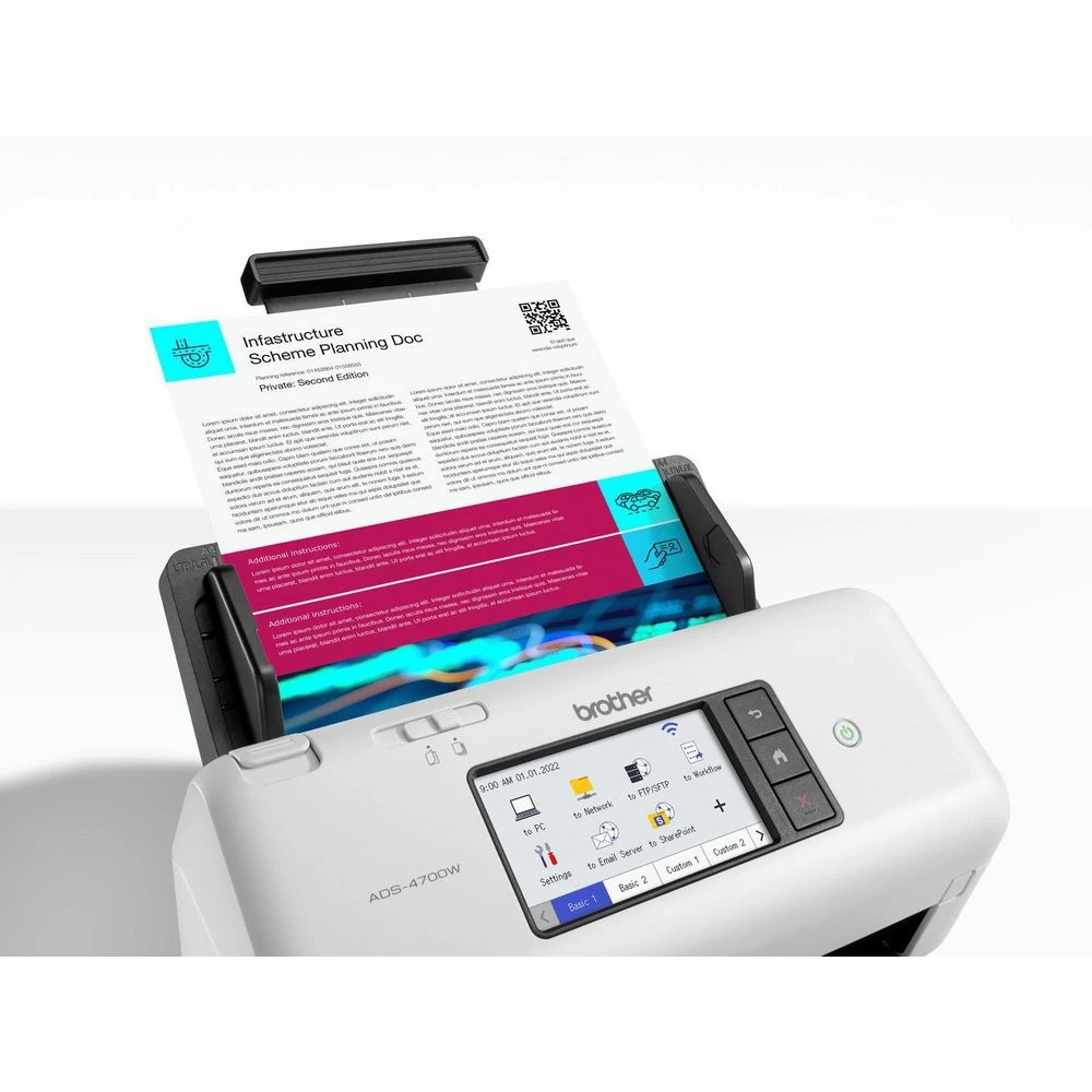 9 Brother ADS-4700W A4 Document Scanner, 9 of 10
