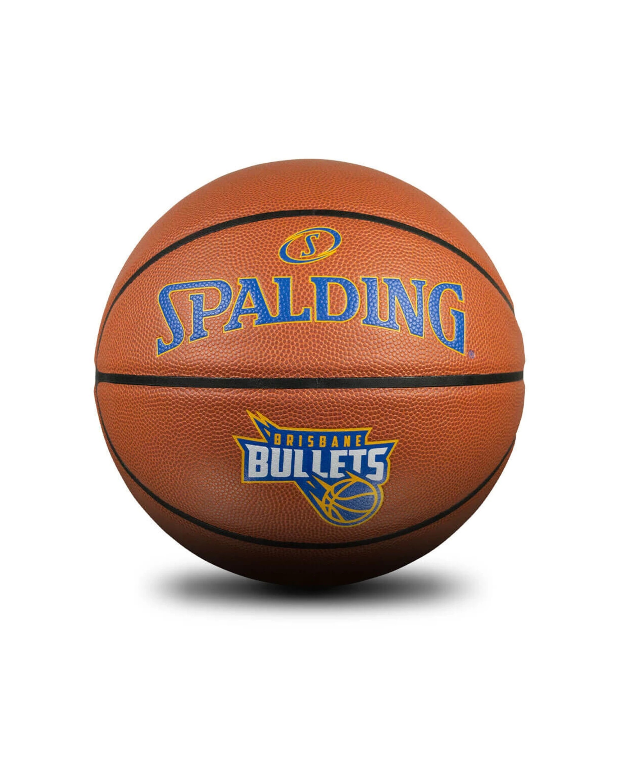 2 Spalding NBL Team Series Basketball Brisbane Bullets Size 7 Indoor Outdoor - Orange, 2 of 4