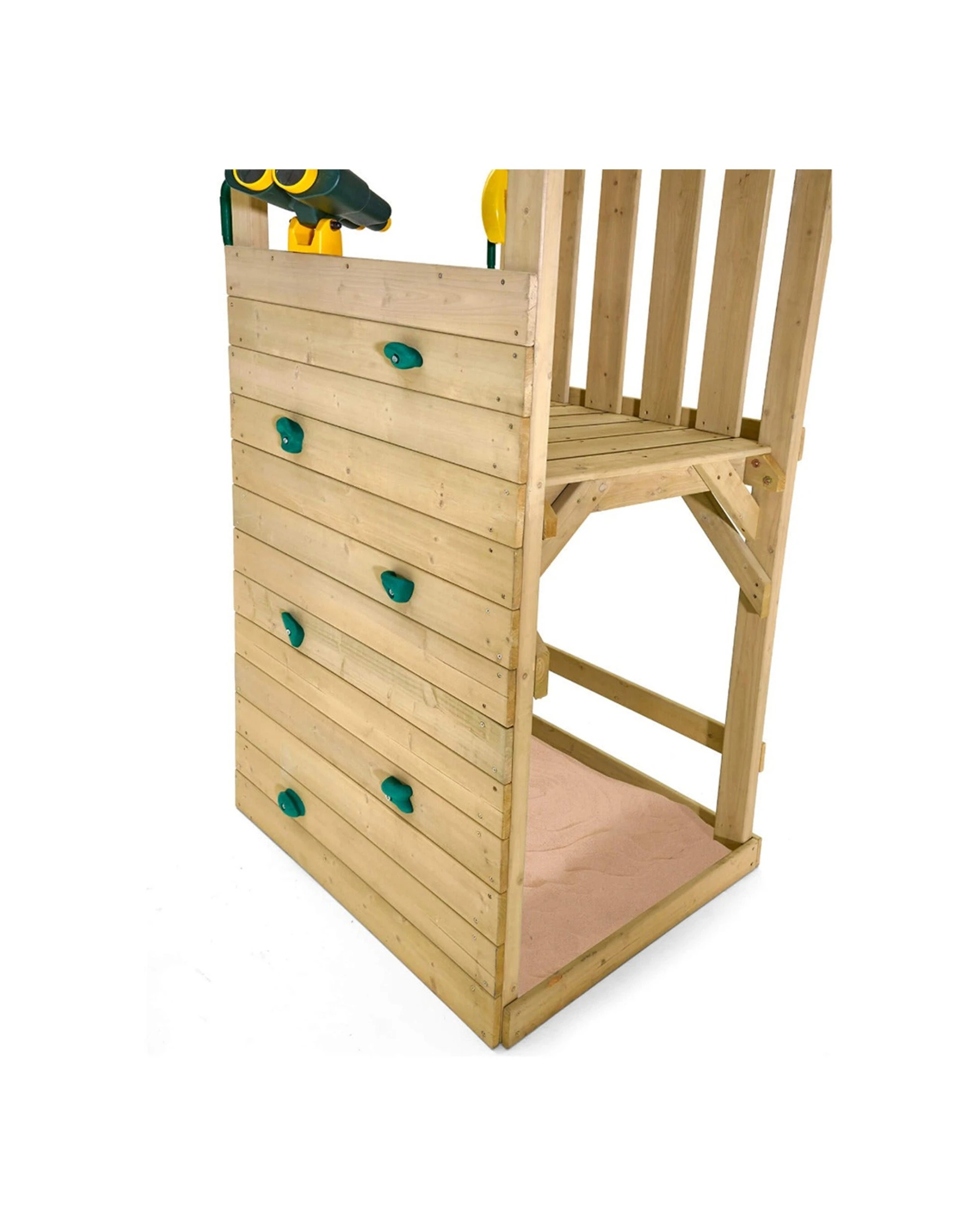 5 Plum Play Kids/Children Outdoor Lookout Tower Playcentre Wooden Climbing Frame - Green, 5 of 8