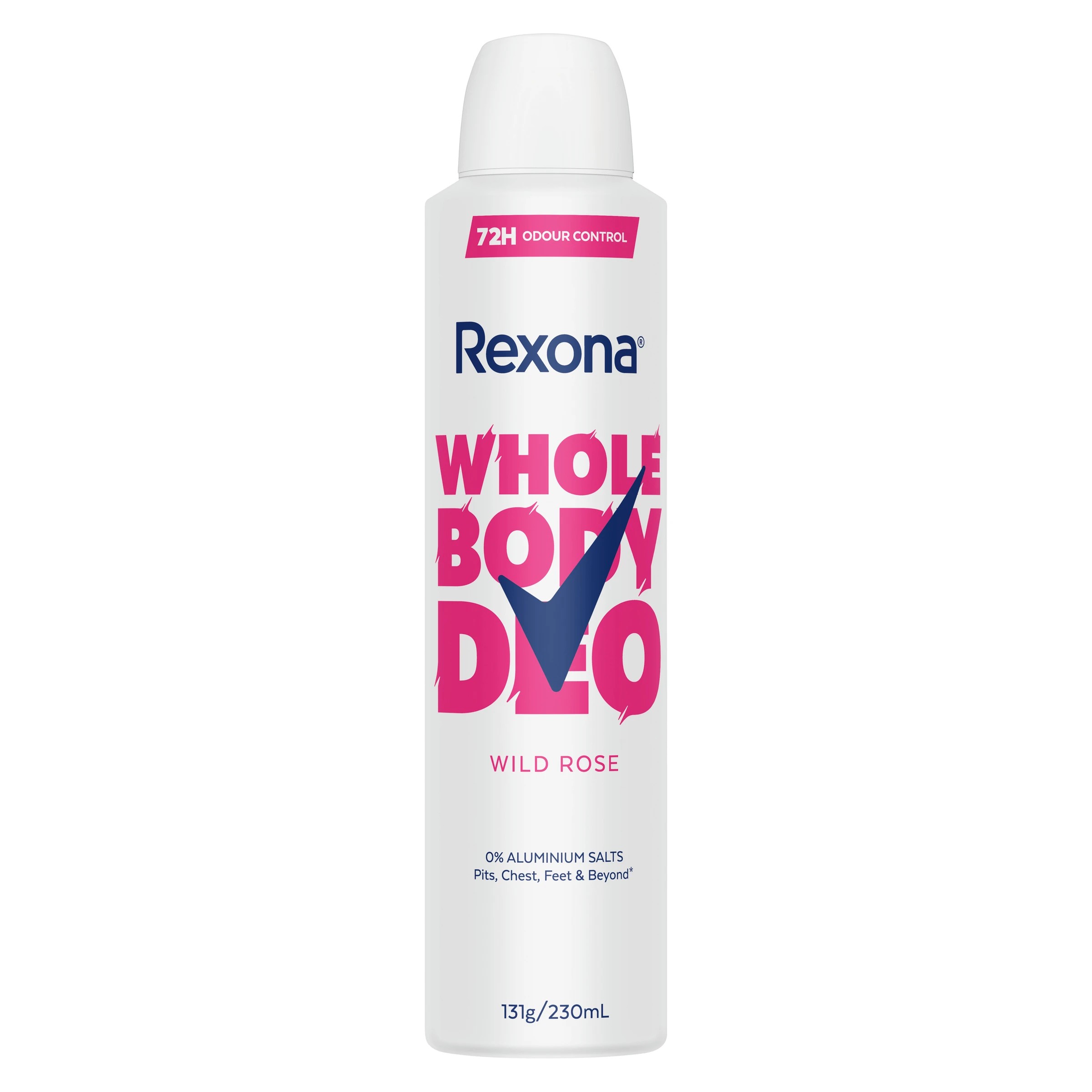 1 Rexona Whole Body Deo 230ml - Wild Rose, 1 of 6