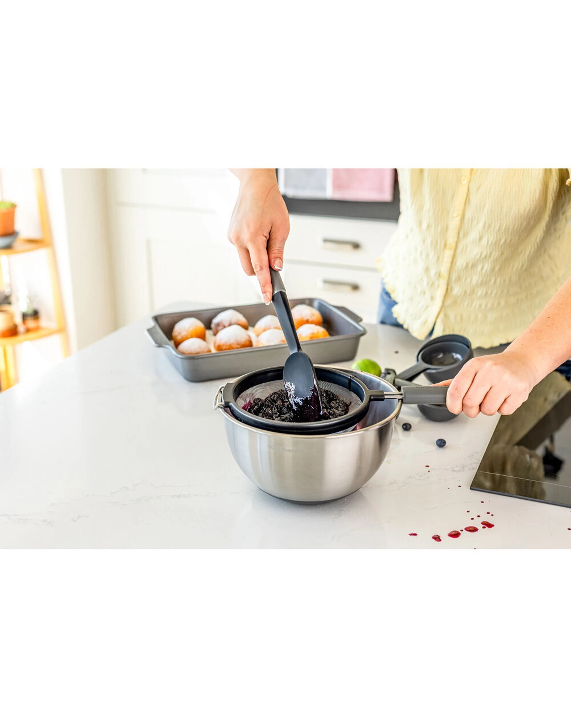 4 KitchenAid Classic Silicon Spoon Spatula Turner 2PK Kitchen Utensil - Charcoal, 4 of 6