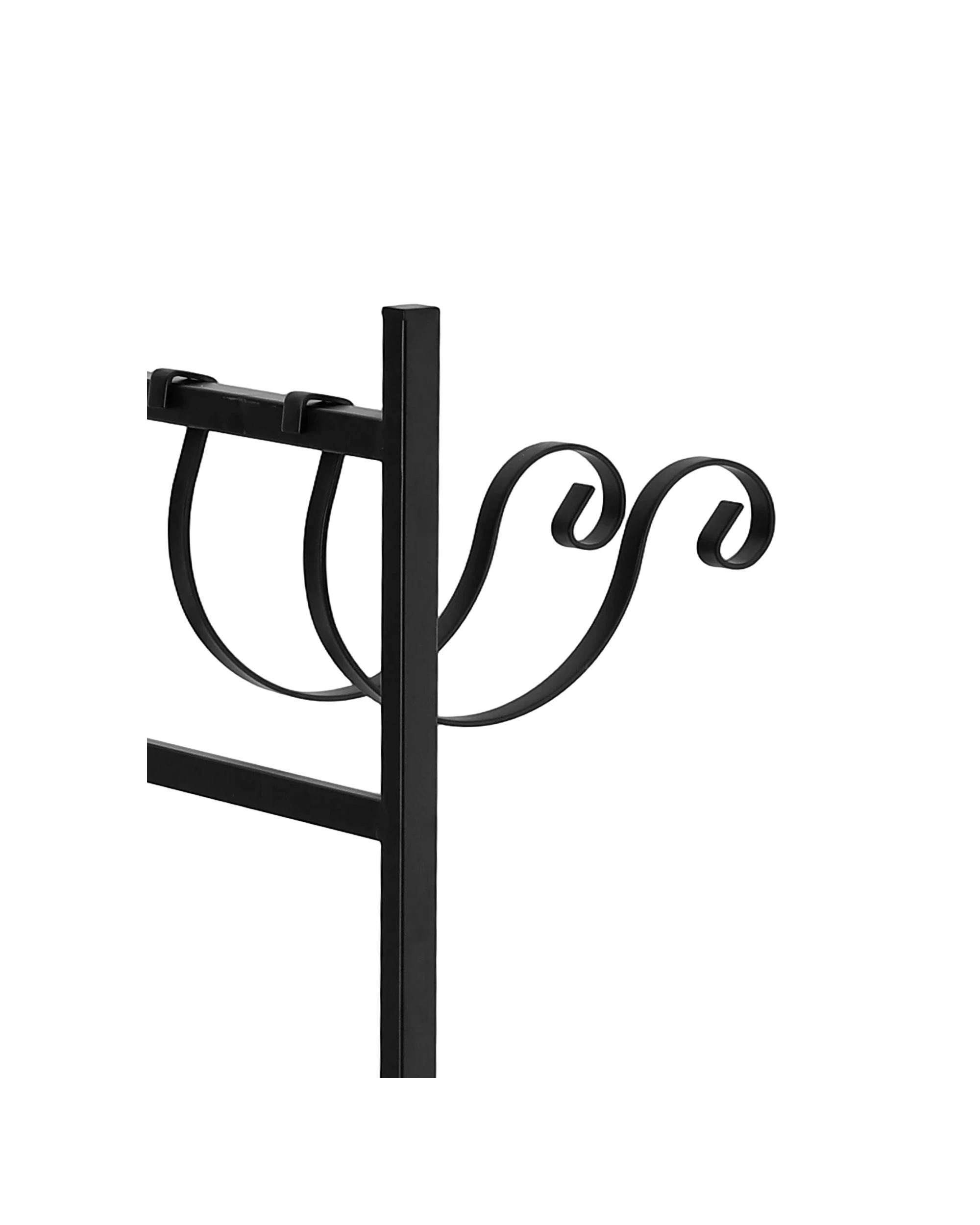 5 Gardeon Firewood Rack 84cm Wood Rack Firewood Storage Indoor Outdoor - Black, 5 of 6