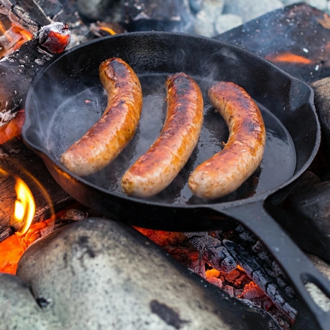 5 5-star chef Frying Pan Cast Iron 3PCS - Black, 5 of 6