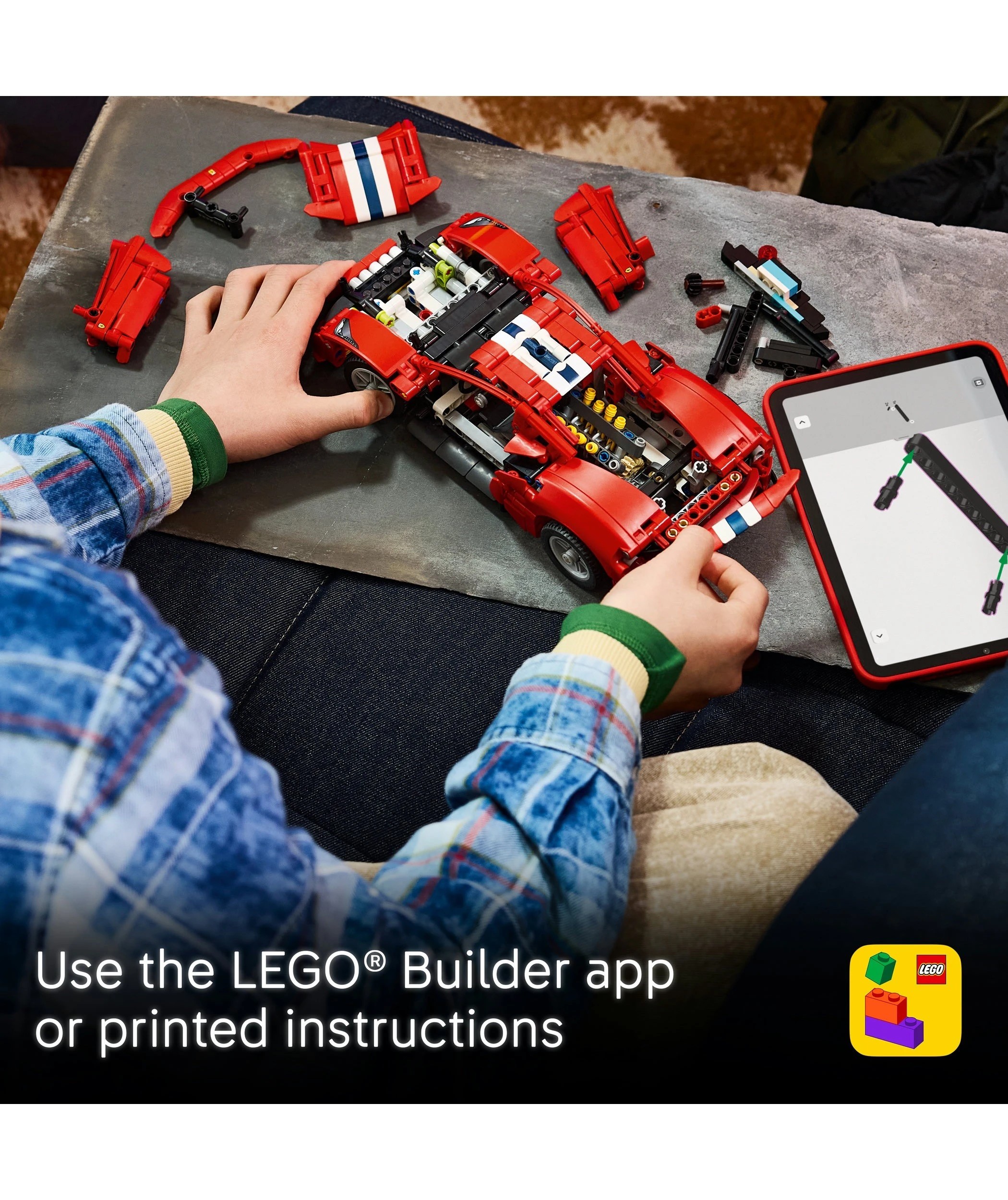 7 LEGO Technic Ferrari 488 Pista Car 42235, 7 of 10