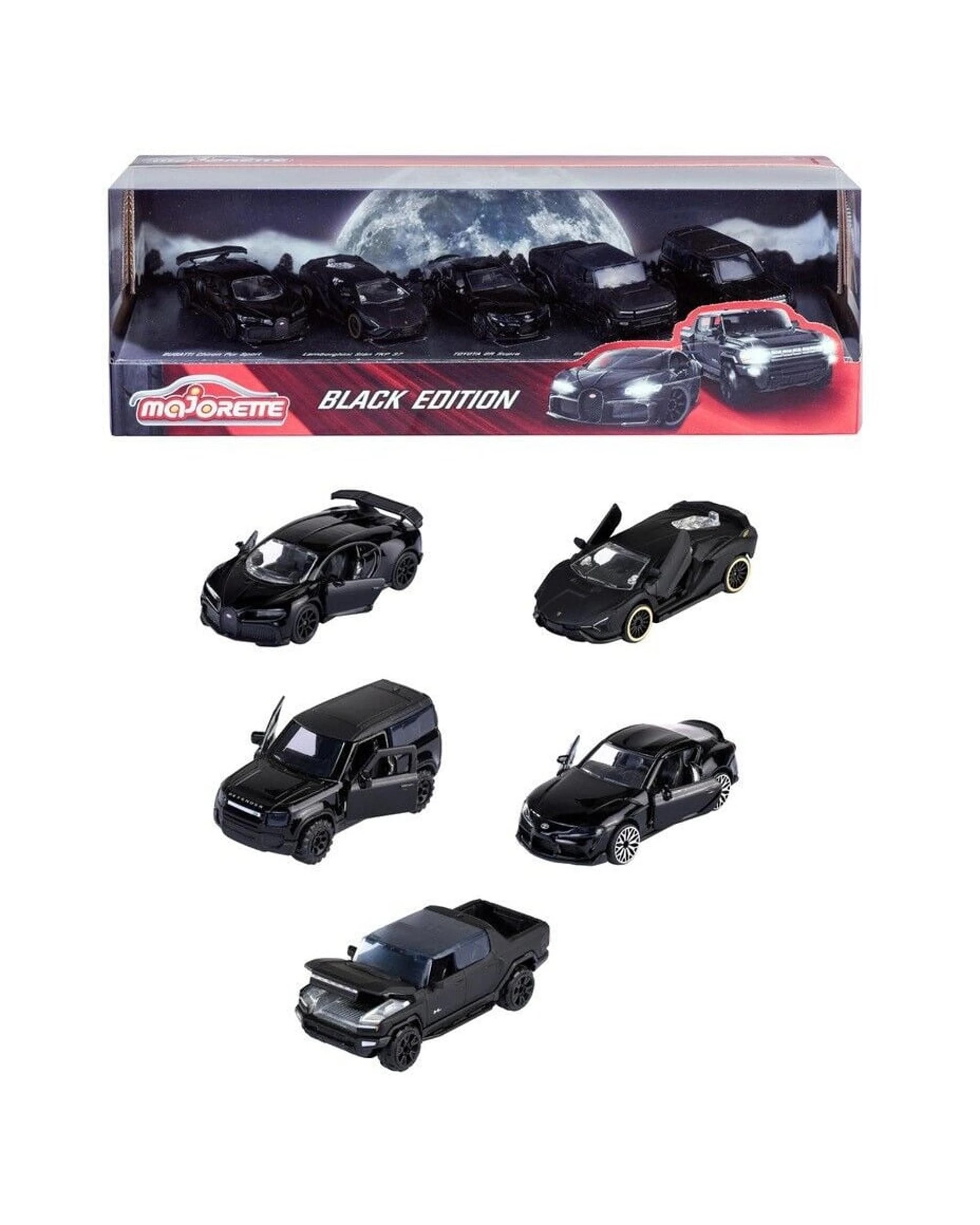 1 Majorette Black Edition 5 Piece Gift Pack, 1 of 4