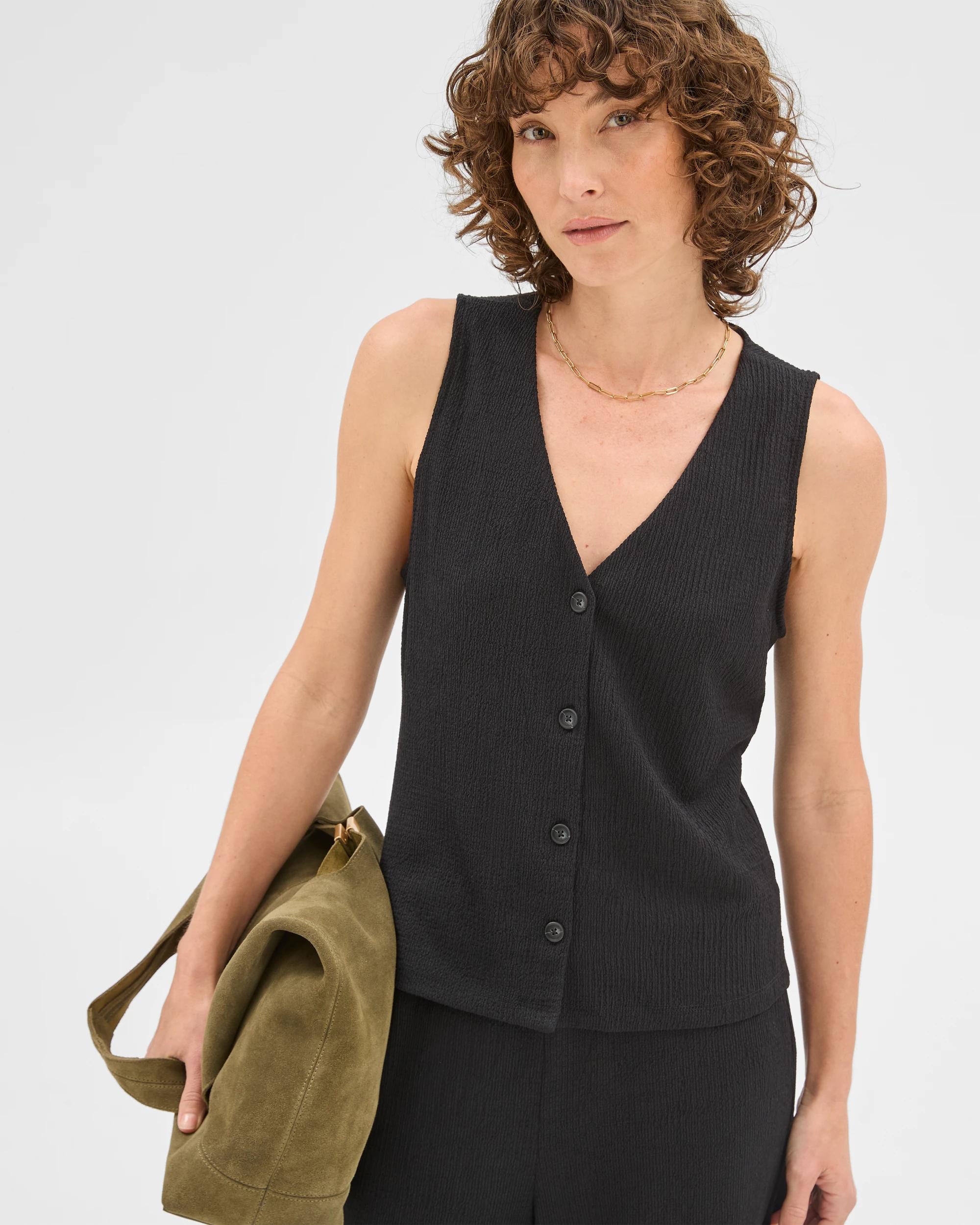 2 Target Textured Vest BLACK, 2 of 7