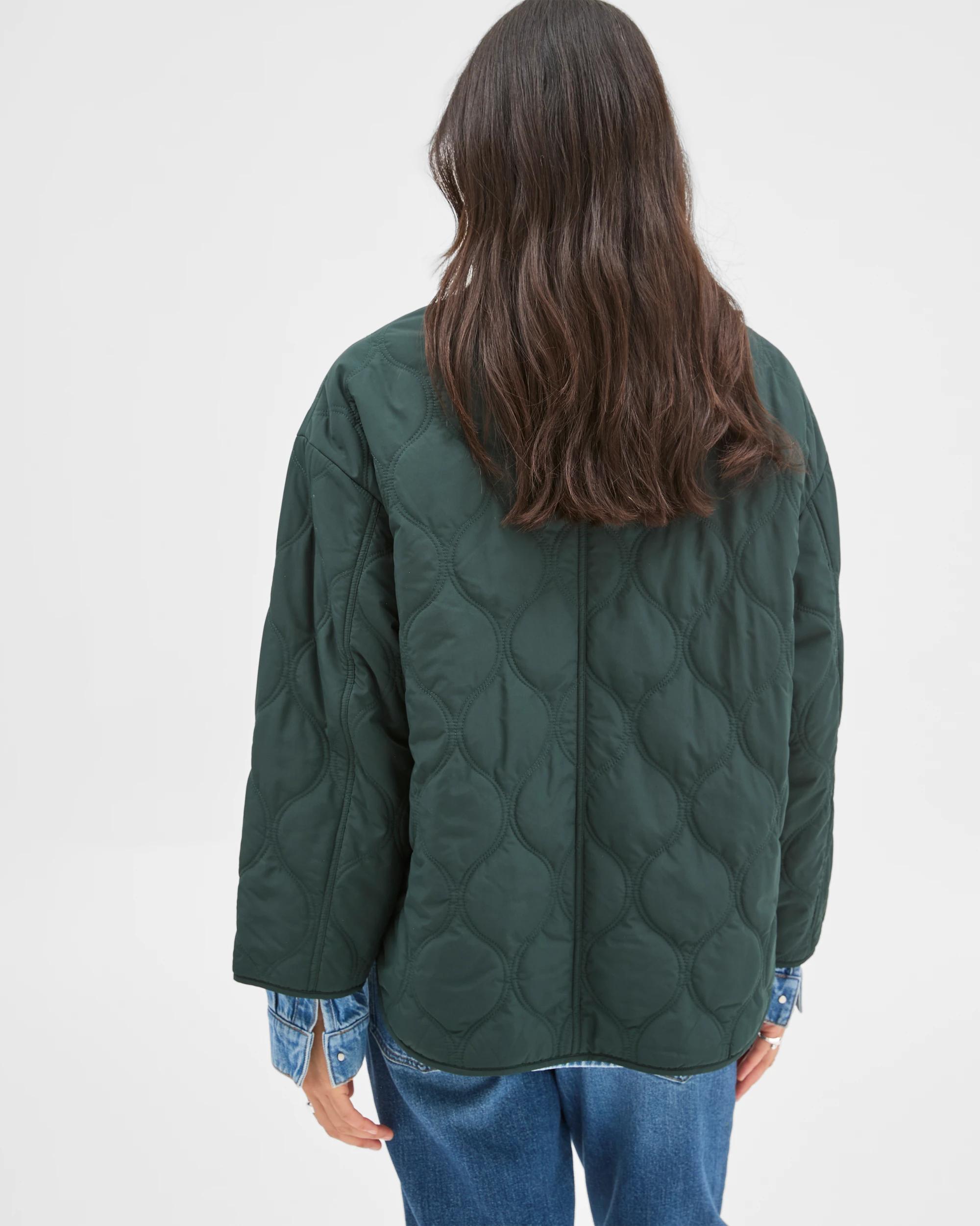 7 Target Woman Quilted Funnel Neck Jacket MIDNIGHT JADE, 7 of 7