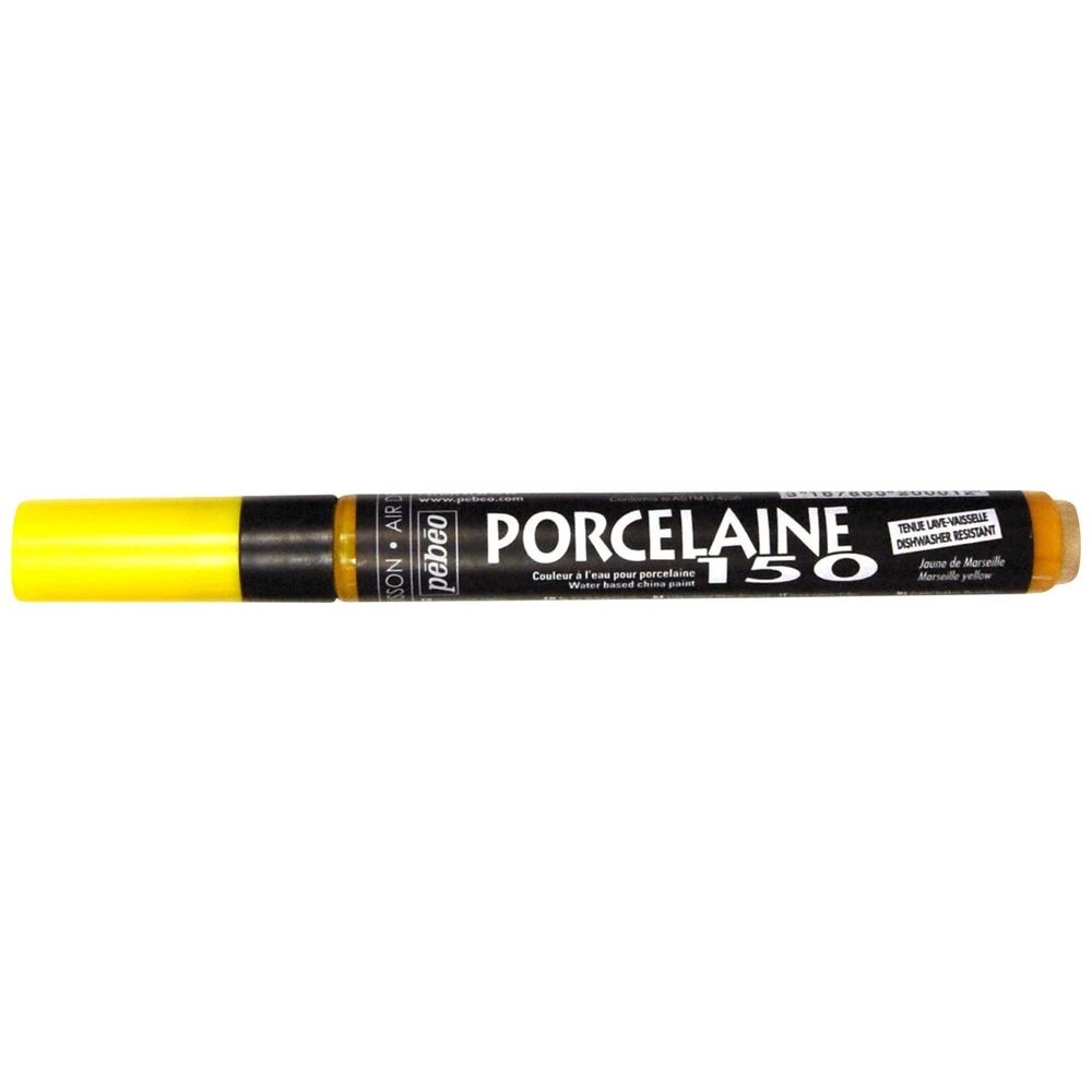 1 Pebeo Porcelaine 150 Marker Medium Tip Yellow, 1 of 2