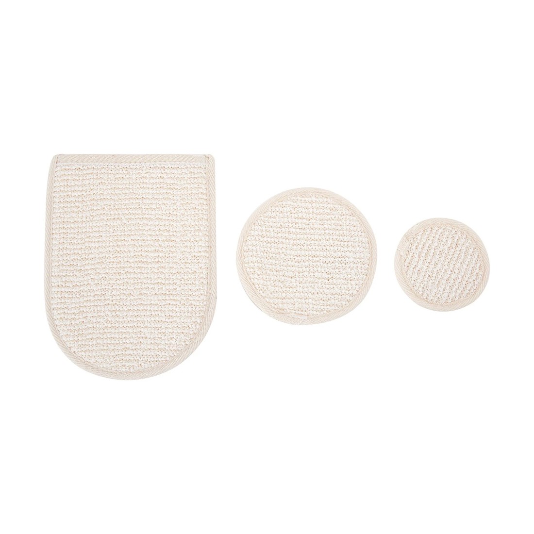 2 3 Pack Bamboo Blend Exfoliating Pads, 2 of 10