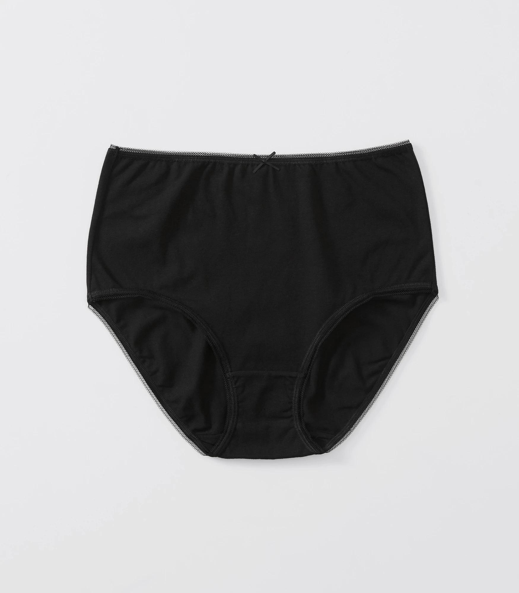 4 Target 5 Pack Cotton/elastane Full Briefs BLACK, 4 of 10