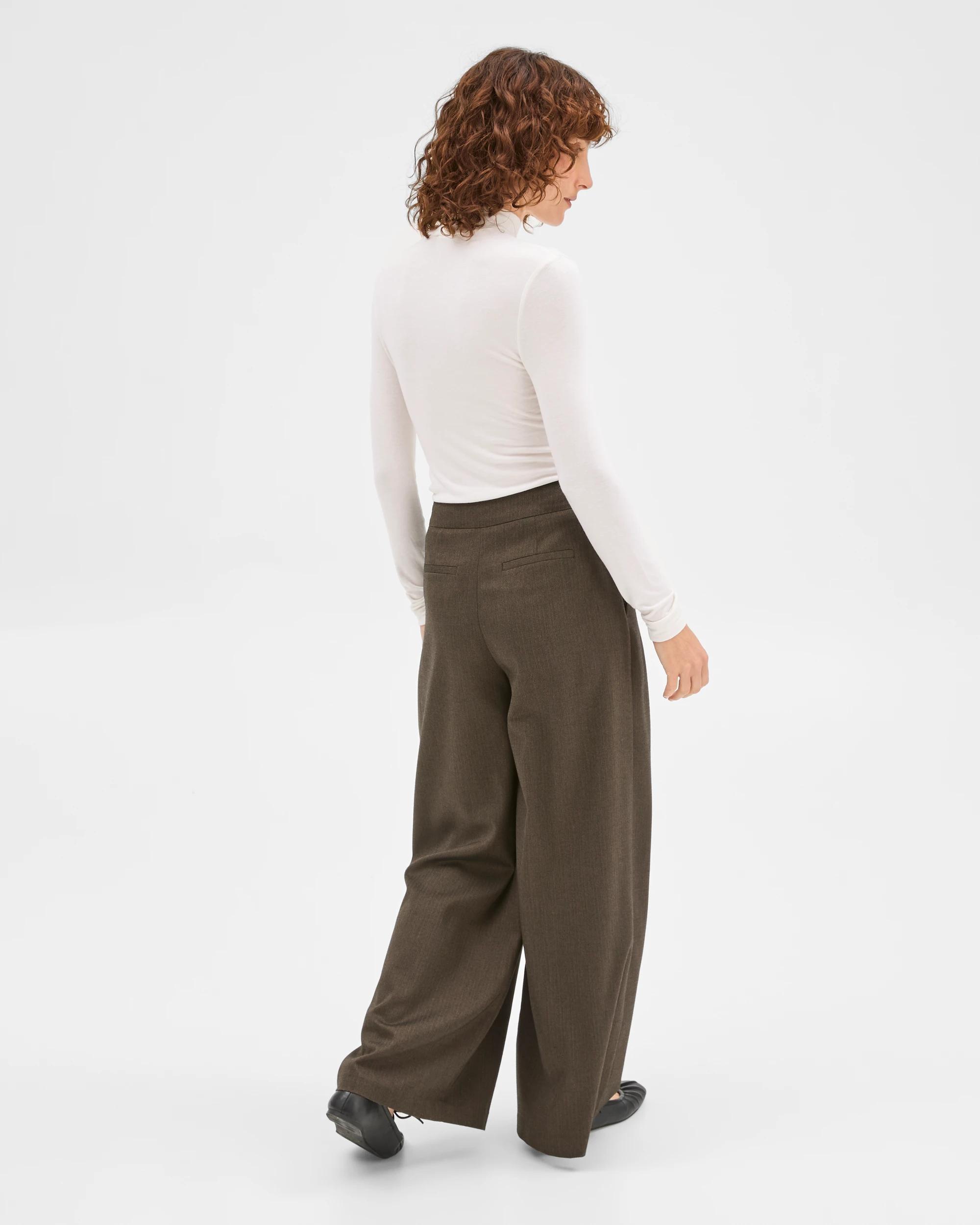 6 Preview Long Sleeve Luxe Layering Knit Skivvy Top WHITE, 6 of 9