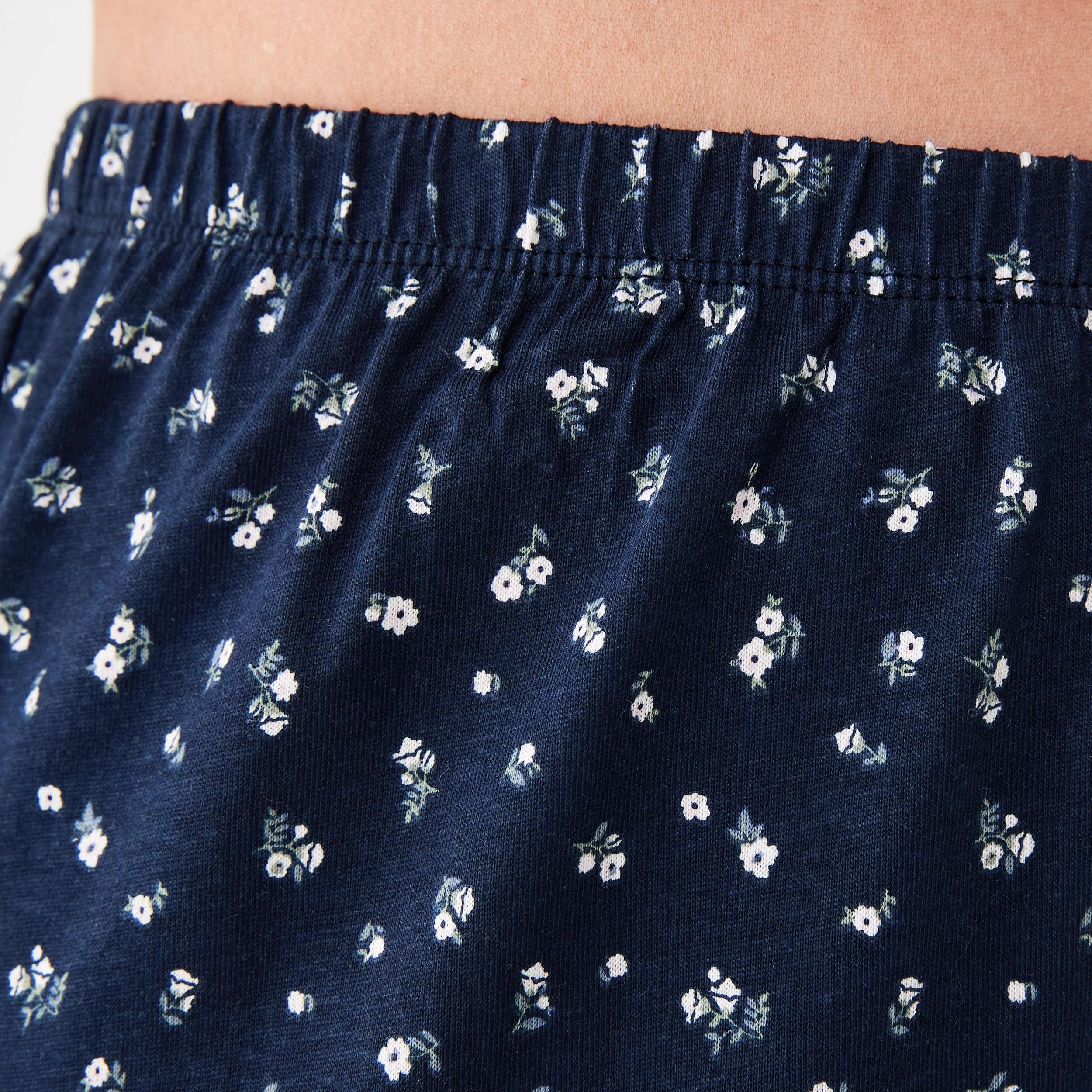 4 Print Knit Pants DITSY NAVY BLAZER, 4 of 4