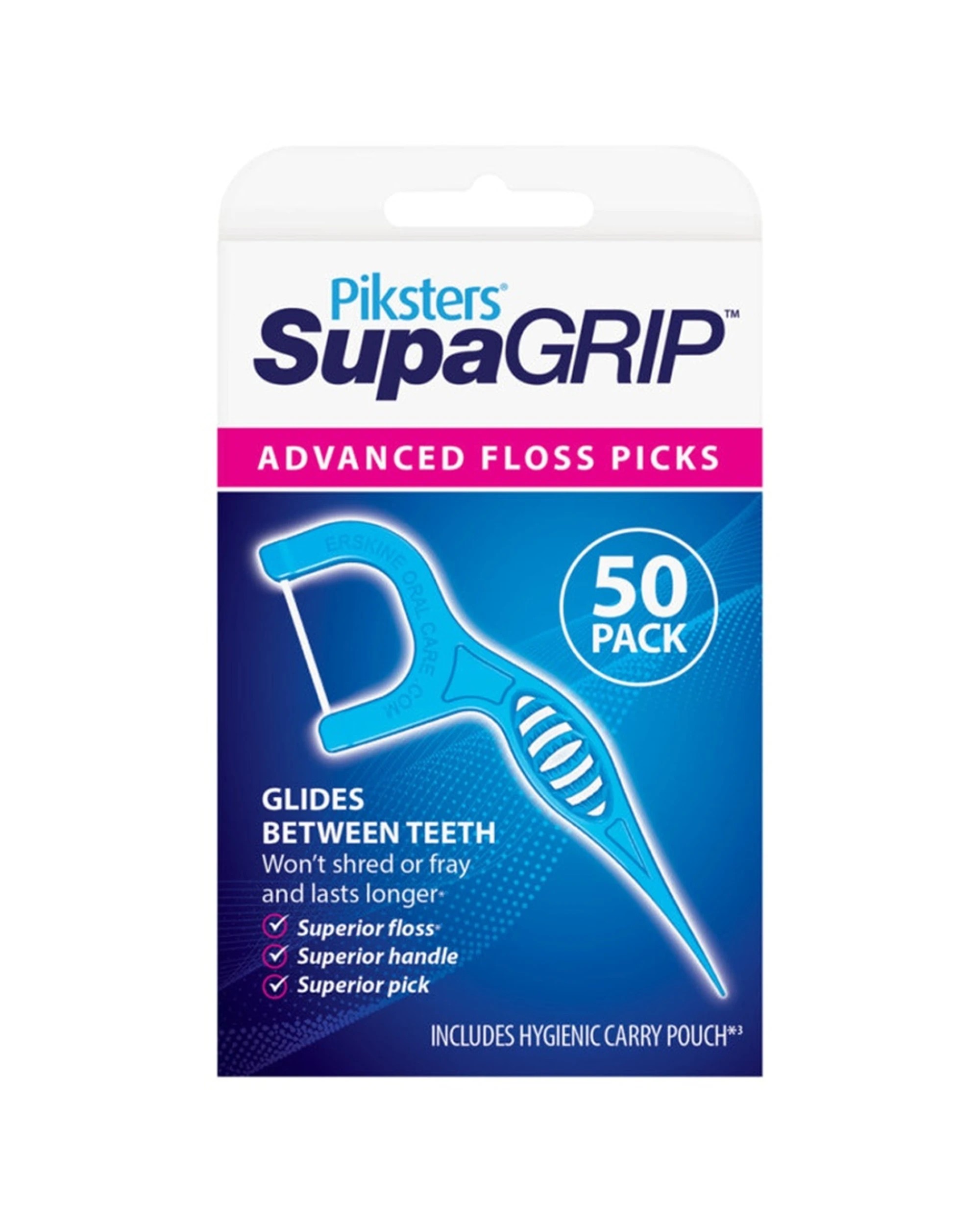2 Piksters SupaGRIP Floss Picks 50 Pack, 2 of 4