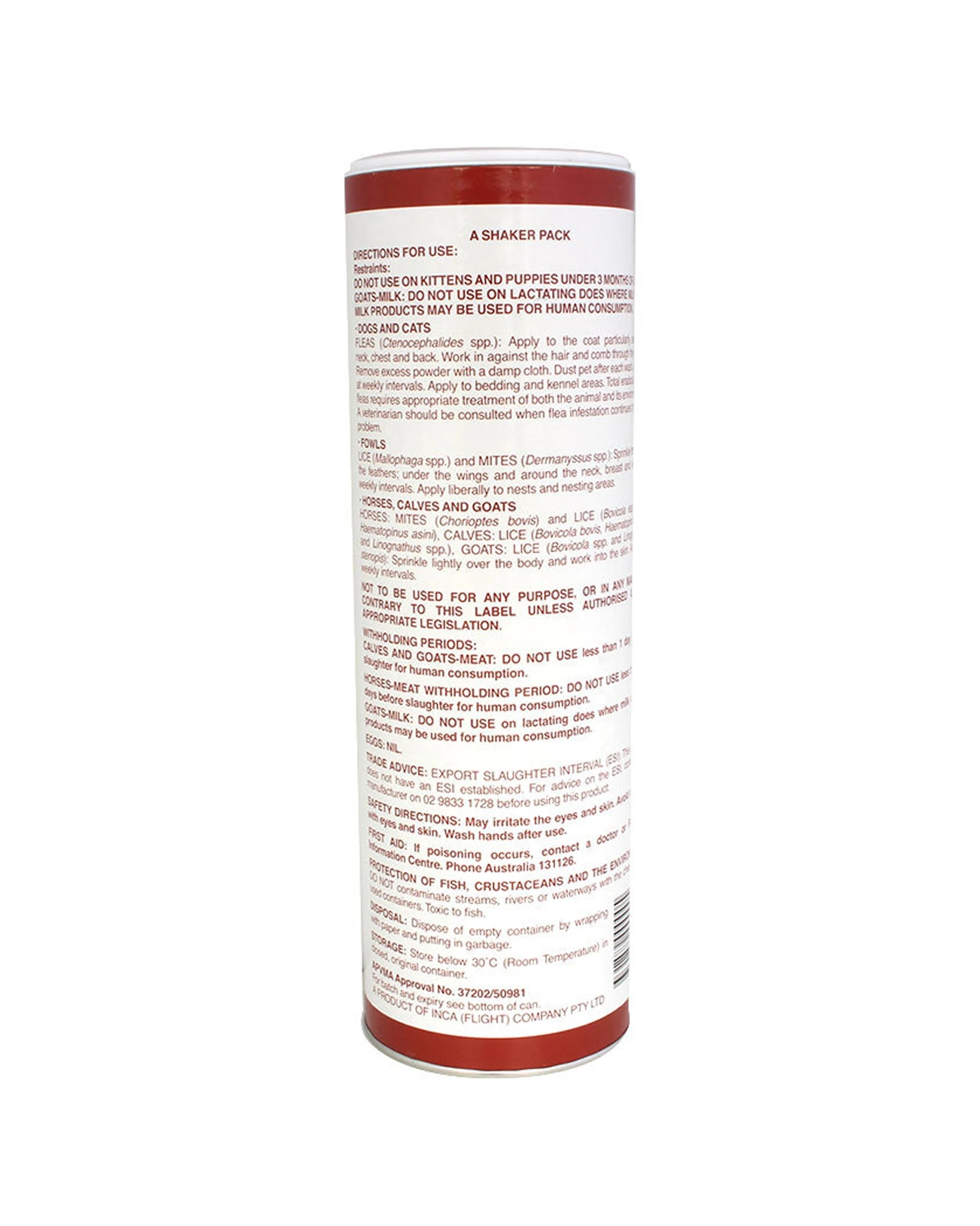 2 Inca Pestene Insect Powder 500g Effective Lice Mite Flea Control - Multi, 2 of 2