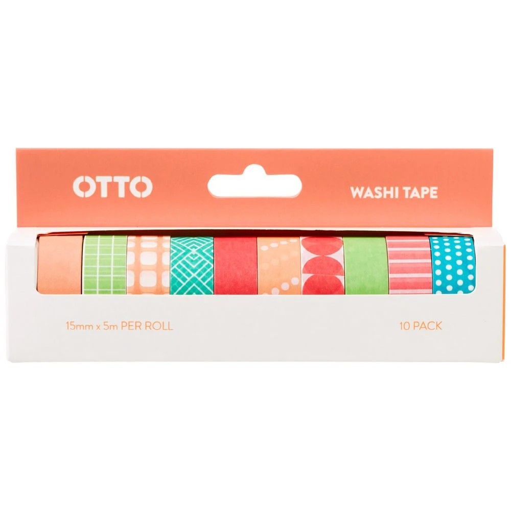 1 Otto Washi Tape Pastels 10 Pack, 1 of 3