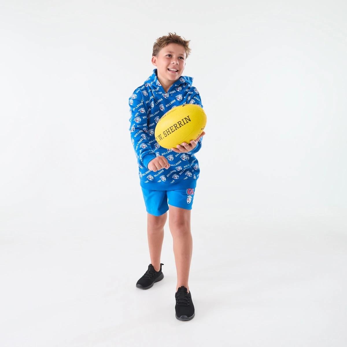 2 Official AFL Kids All Over Print Hoodie Bulldogs, 2 of 9