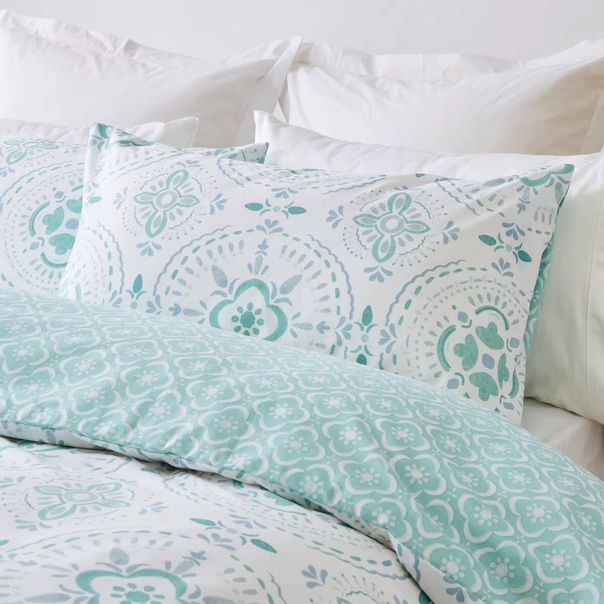 3 Capri Cotton Rich Reversible Quilt Cover Set - Single Bed, 3 of 7