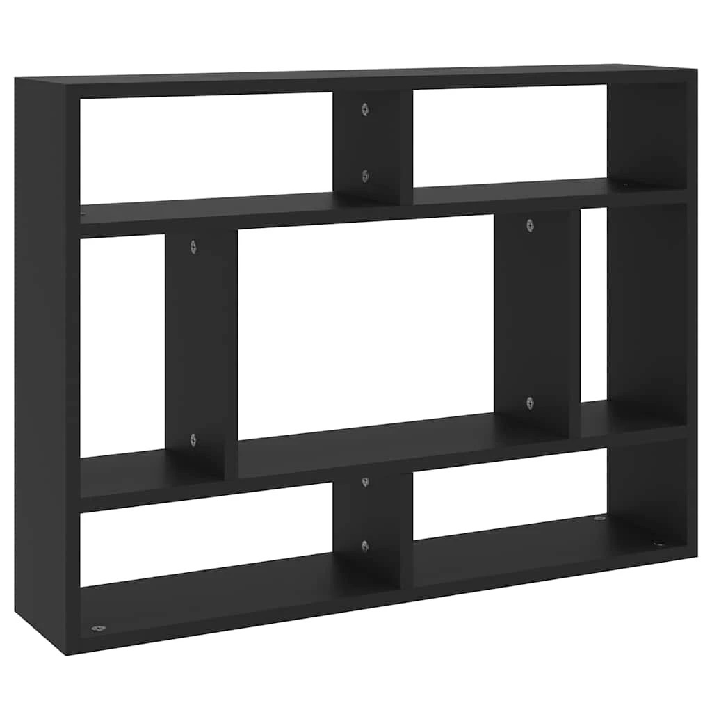 2 vidaXL Wall shelf Wall-Mountable - Black, 2 of 6