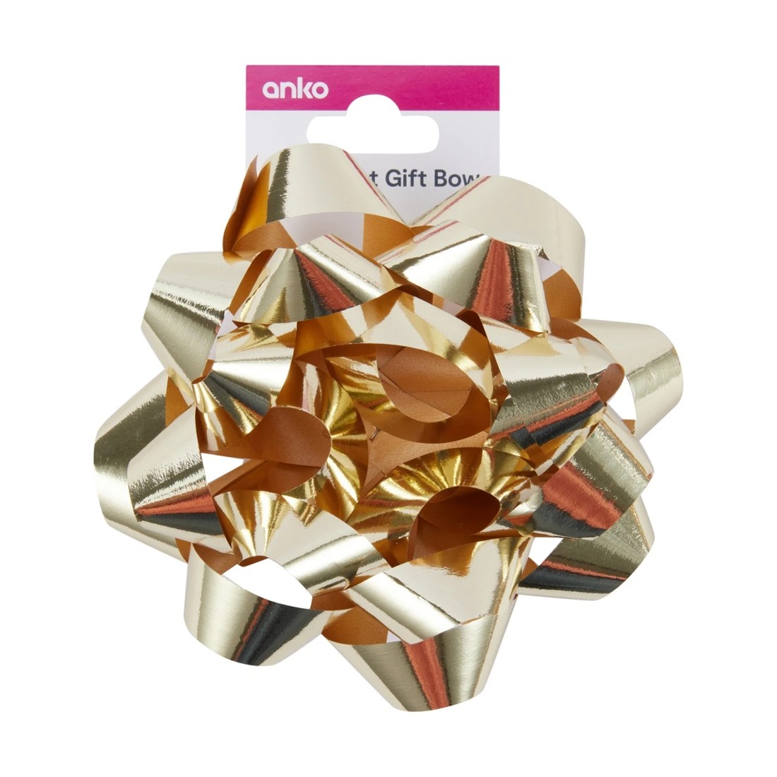 1 Giant Gift Bow - Gold Look, 1 of 3