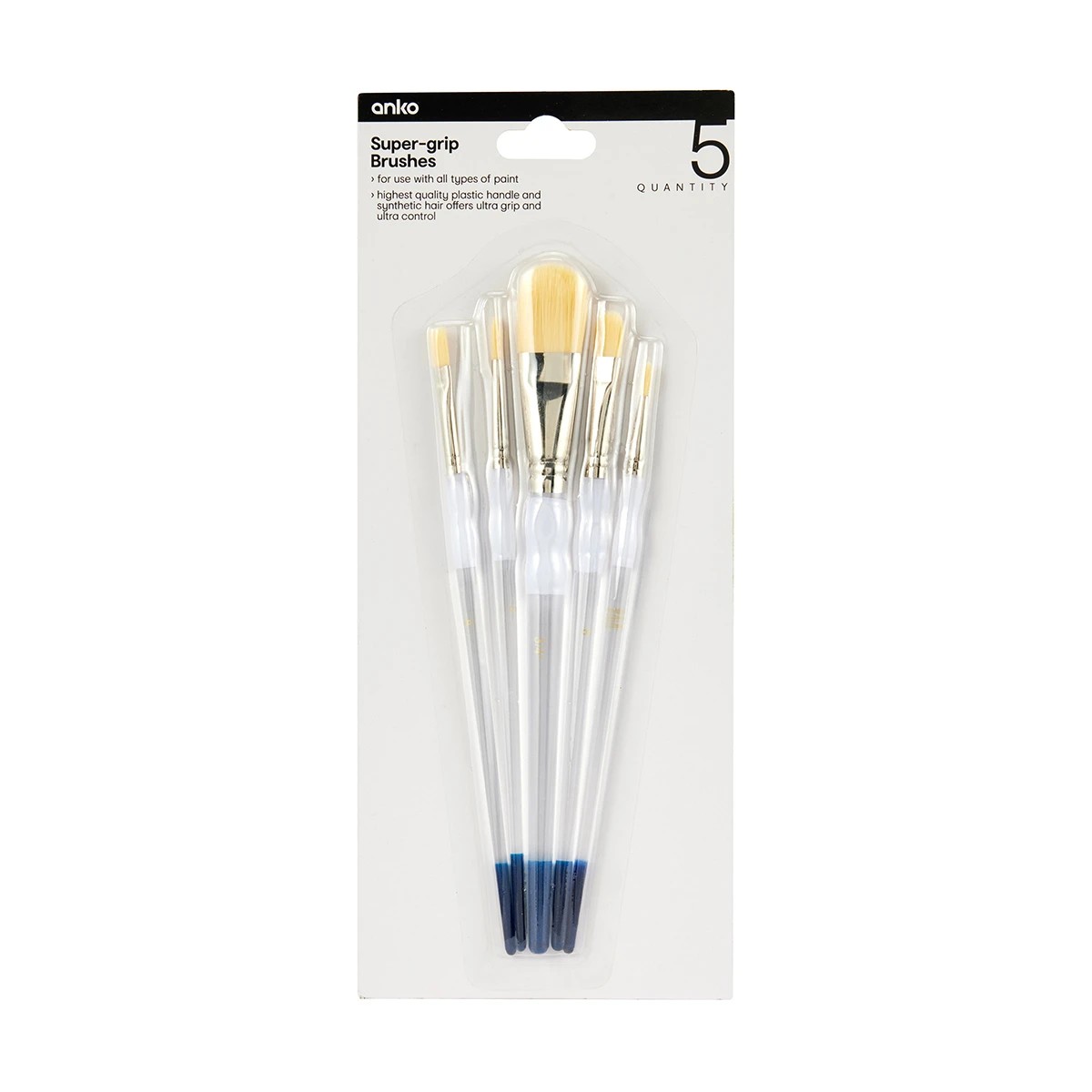 1 5 Pack Super-Grip Brushes, 1 of 5