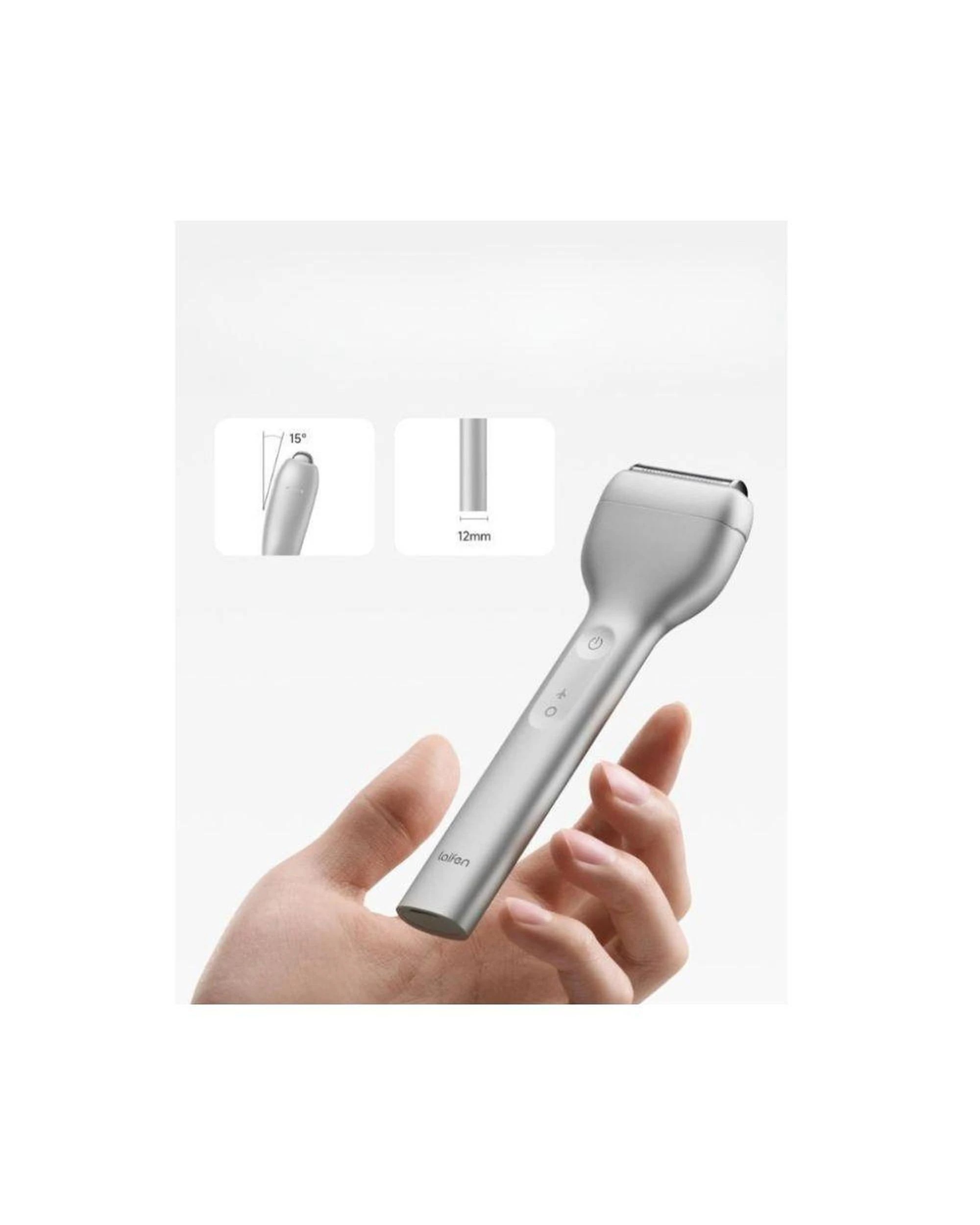 3 Laifen T1 Pro 1 Blade Electric Shaver Silver USB C Rechargeable, 3 of 3