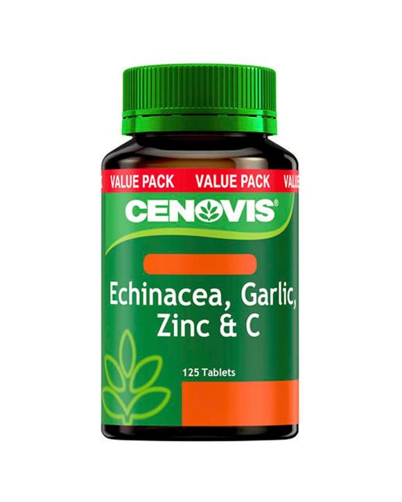 Cenovis 125pc Cenovis Echinacea Garlic Zinc & Vitamin C Tablets For Immune Support