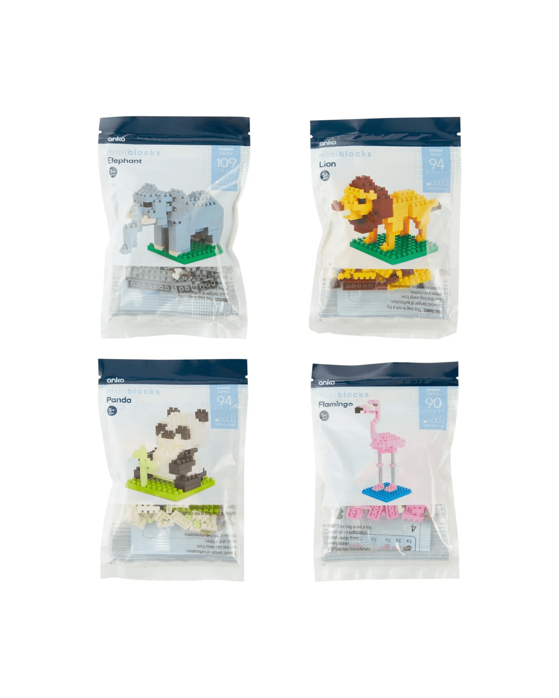1 Mini Blocks Animal Series - Assorted, 1 of 6
