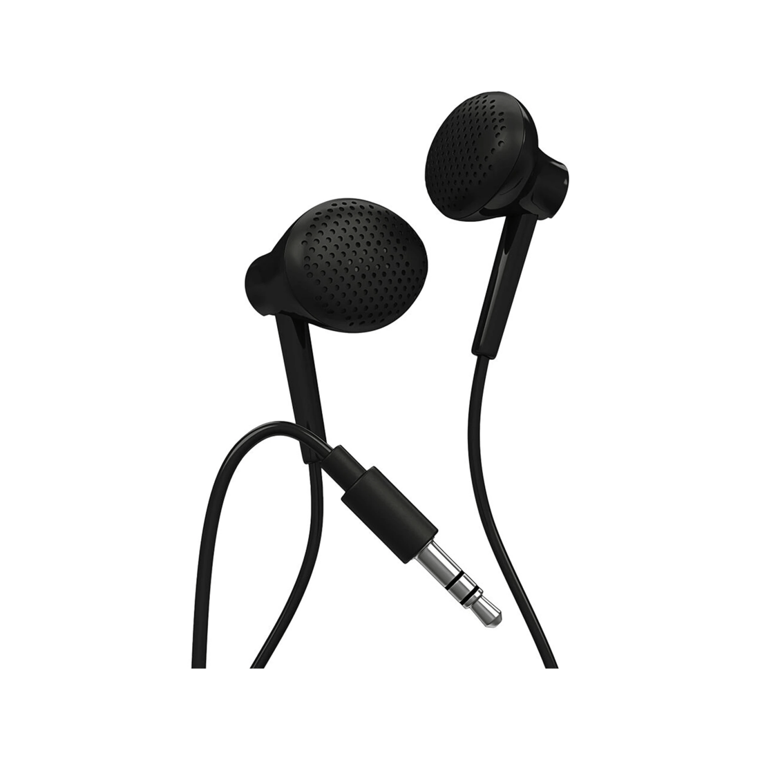 3 Liquid Ears Everyday 3.5mm Wired Bud Earphones With Mic 2PK Enhanced Bass
 - black, 3 of 4