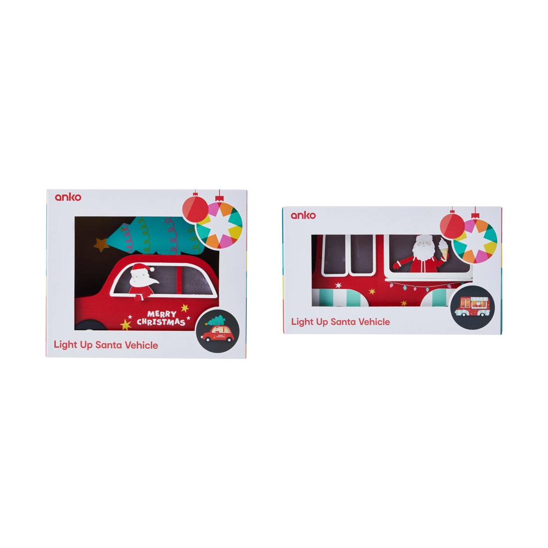 6 Light Up Santa Vehicle - Assorted, 6 of 7