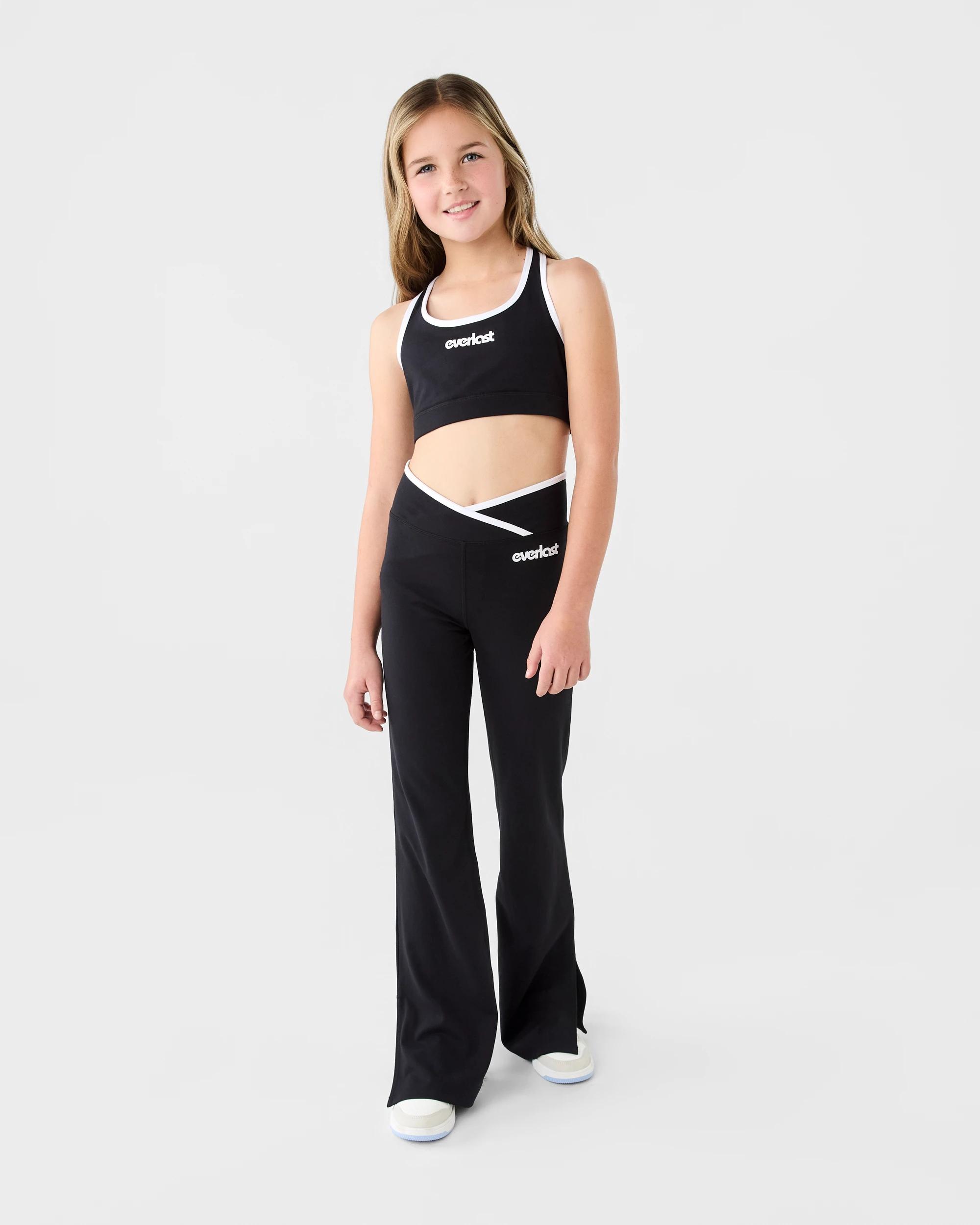 6 Everlast Kids Piping Crop Black, 6 of 7