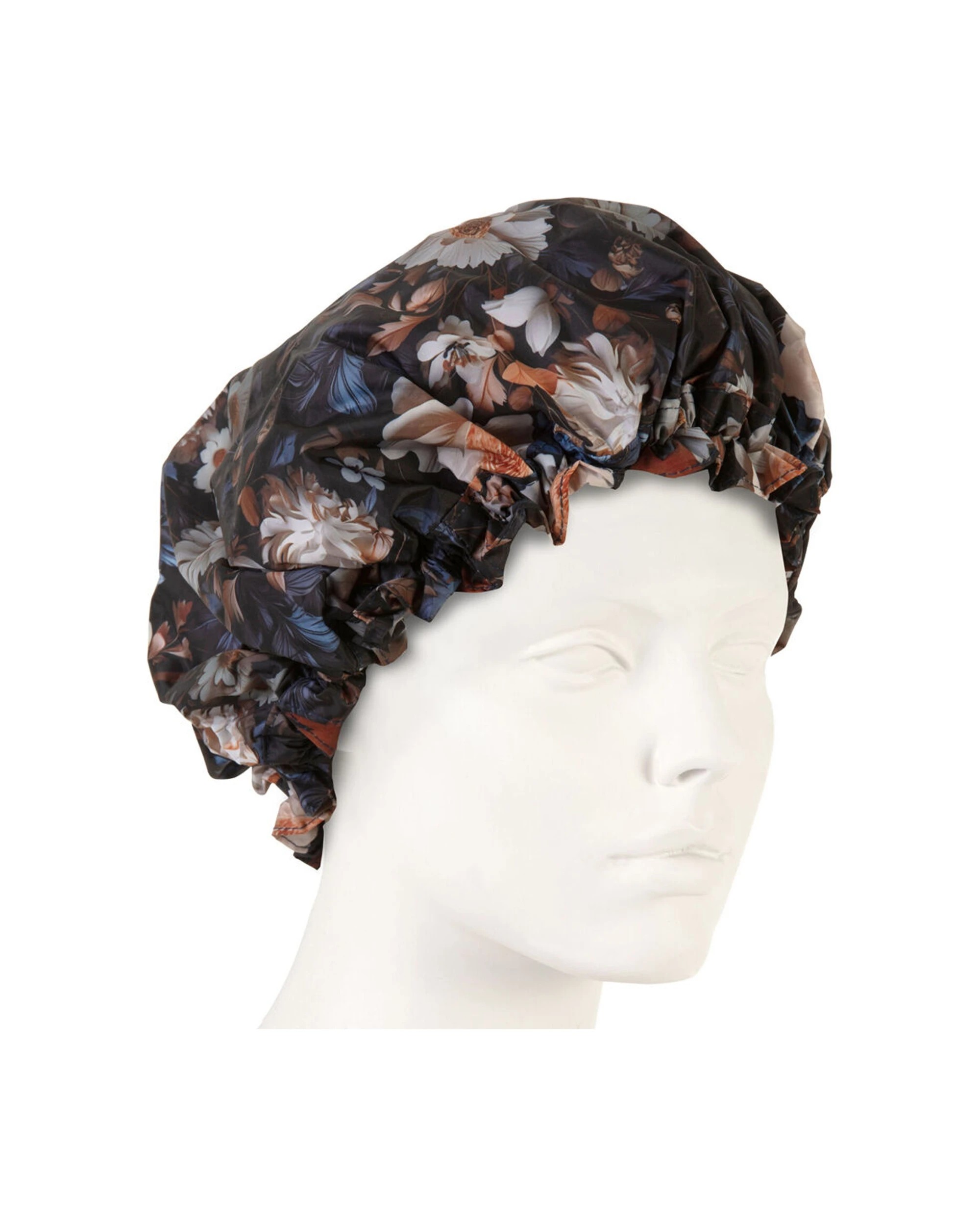 3 Bramble Bay 2PK Vintage Floriade Pearl Rhapsody Shower Cap Reusable - Multi, 3 of 3