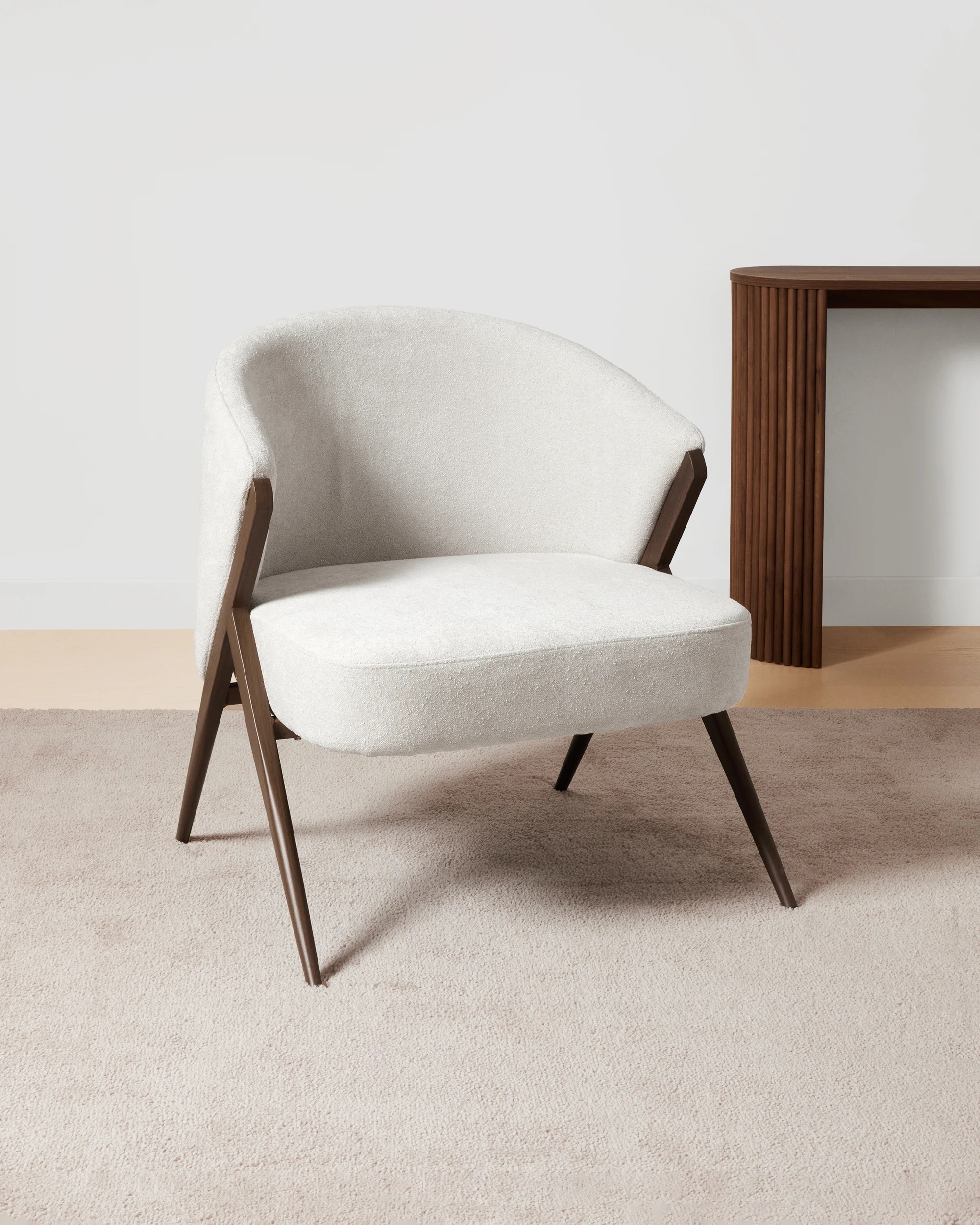 2 Asker Chenille Lounge Chair, 2 of 9